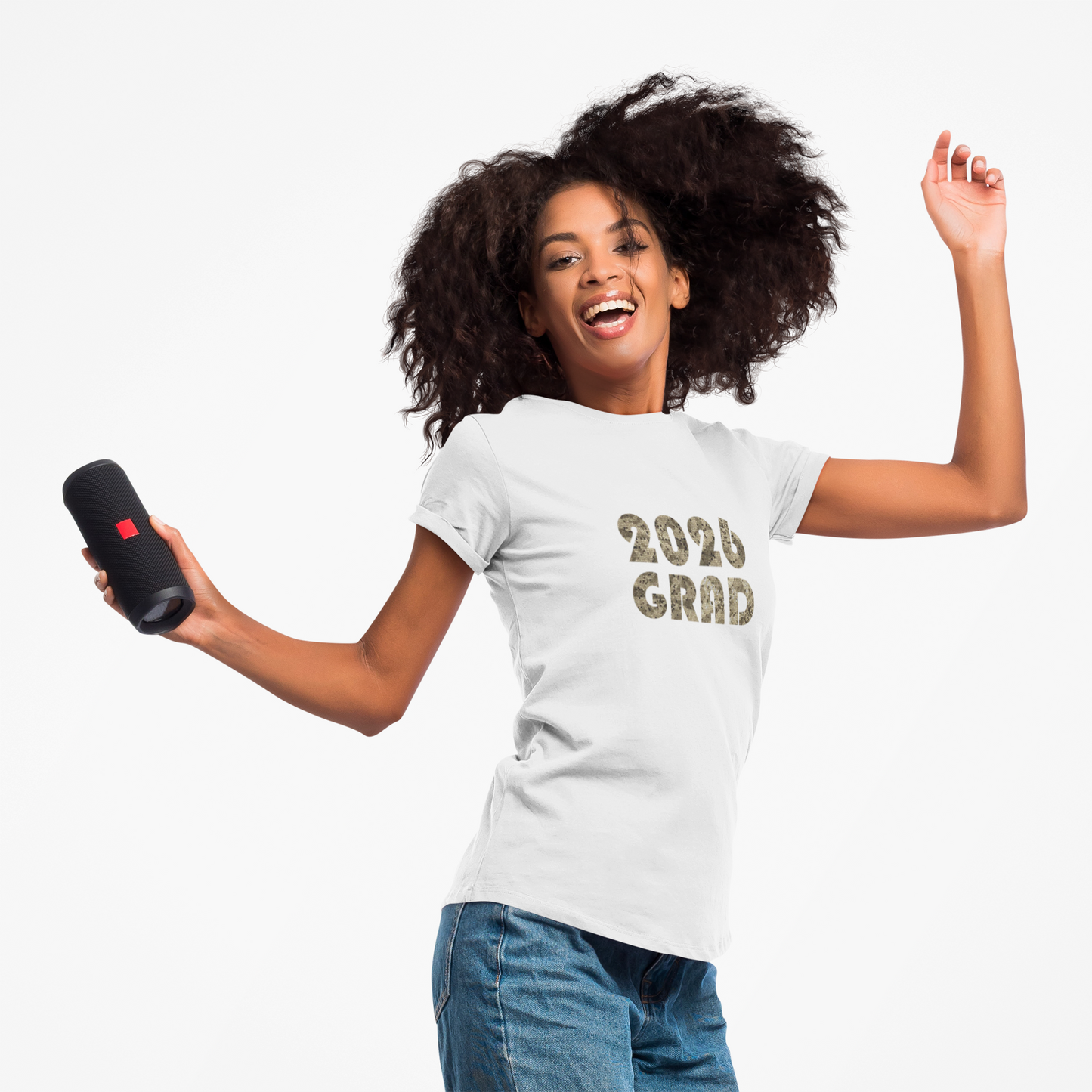 Personalizable Graduation 2026 Neutral Geometric Pattern Tee — Senior Commemorative T-Shirt - Nensensical