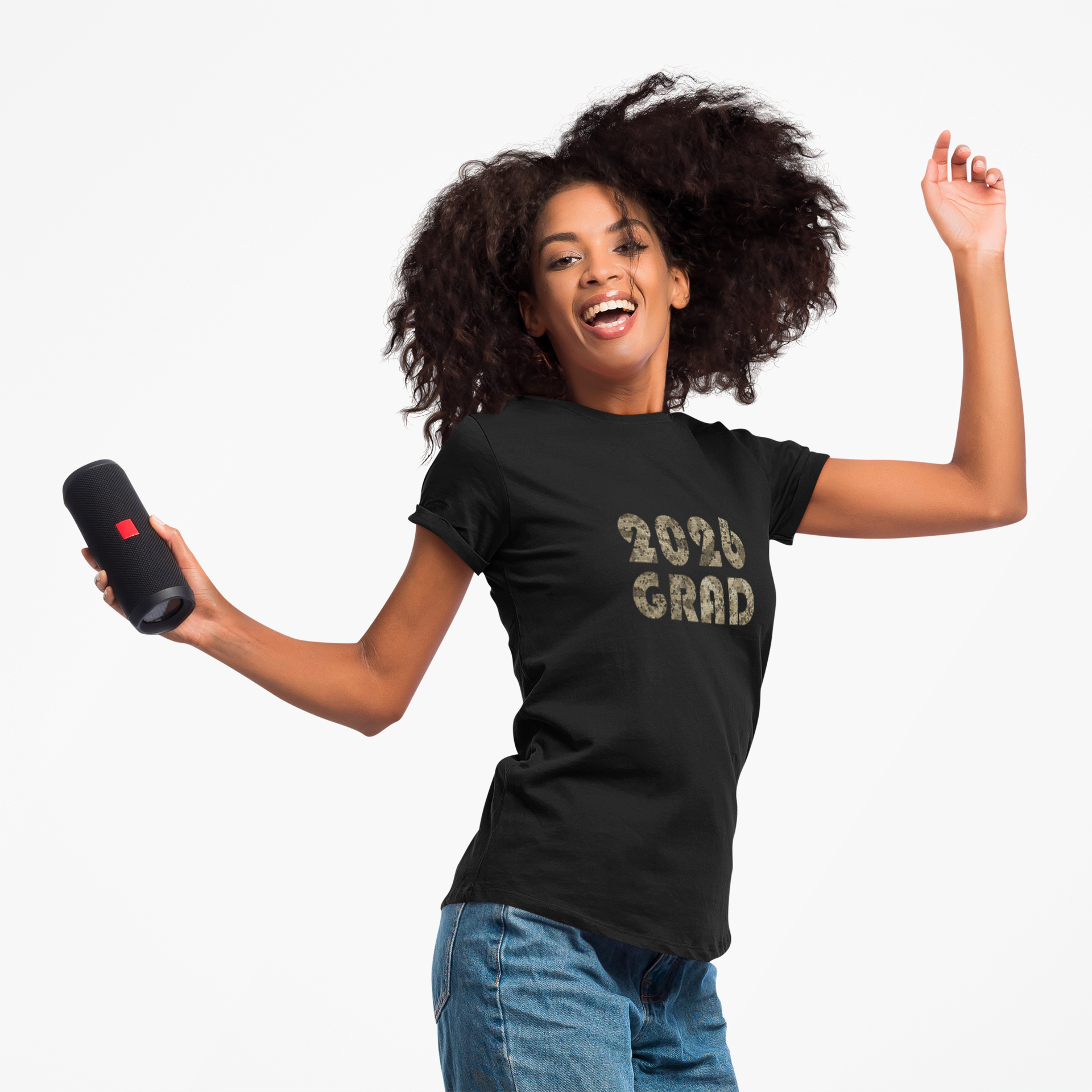 Personalizable Graduation 2026 Neutral Geometric Pattern Tee — Senior Commemorative T-Shirt - Nensensical