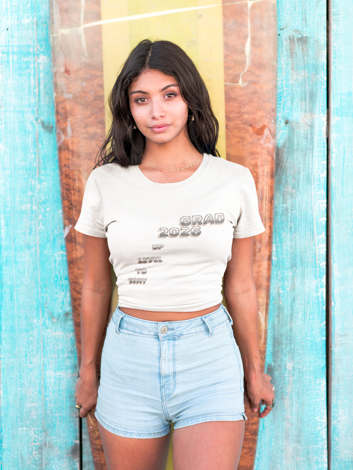 Personalized Graduation T-Shirt — Way to Level Up Custom Name Grad Tee - Nensensical