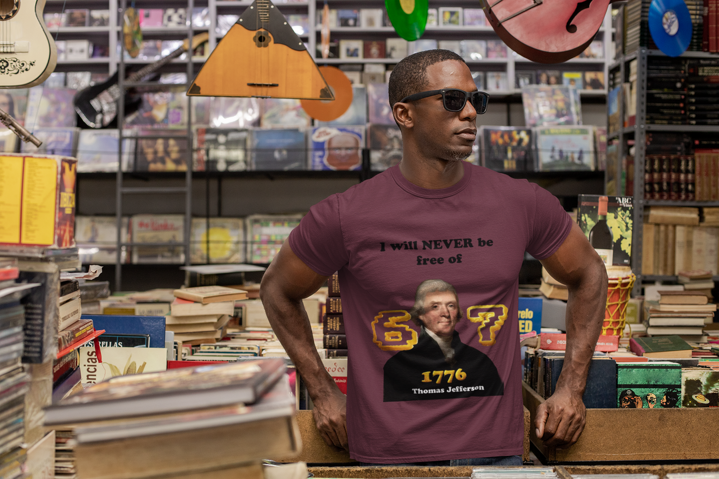 1776 Thomas Jefferson History Tee — Gen Z Joke Tee