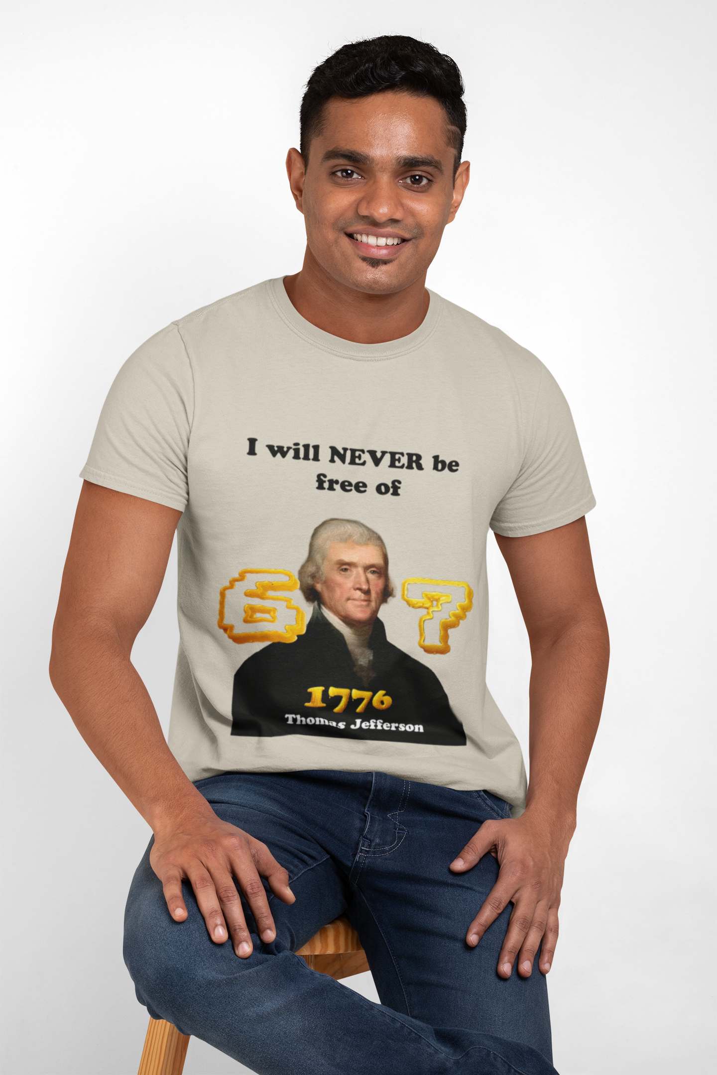 1776 Thomas Jefferson History Tee — Gen Z Joke Tee