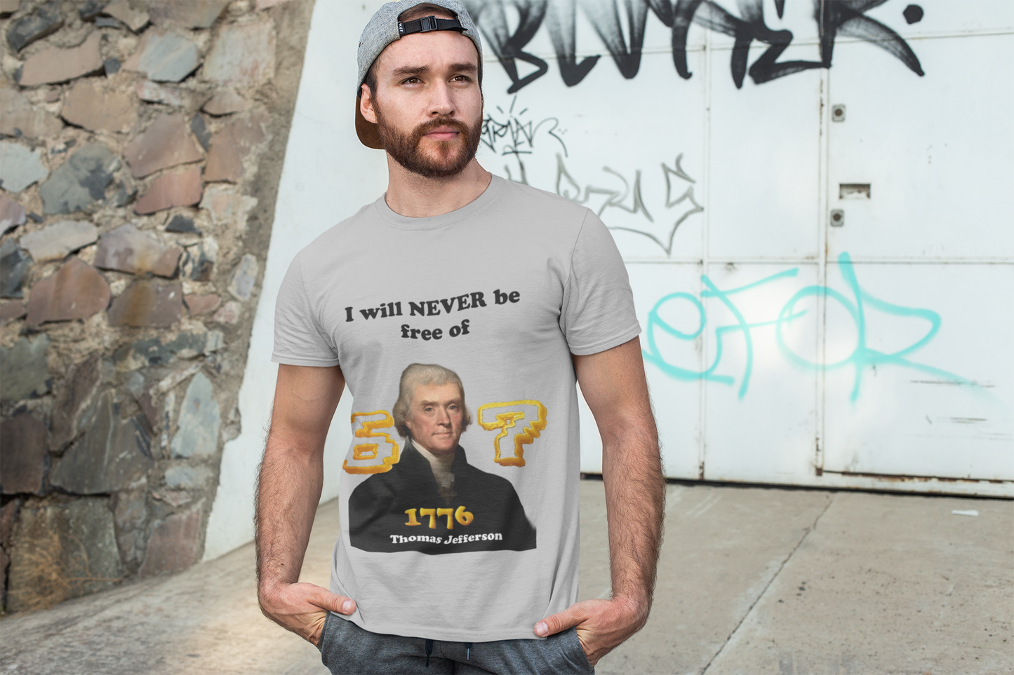 1776 Thomas Jefferson History Tee — Gen Z Joke Tee