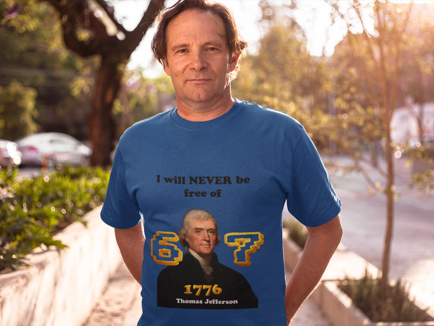 1776 Thomas Jefferson History Tee — Gen Z Joke Tee