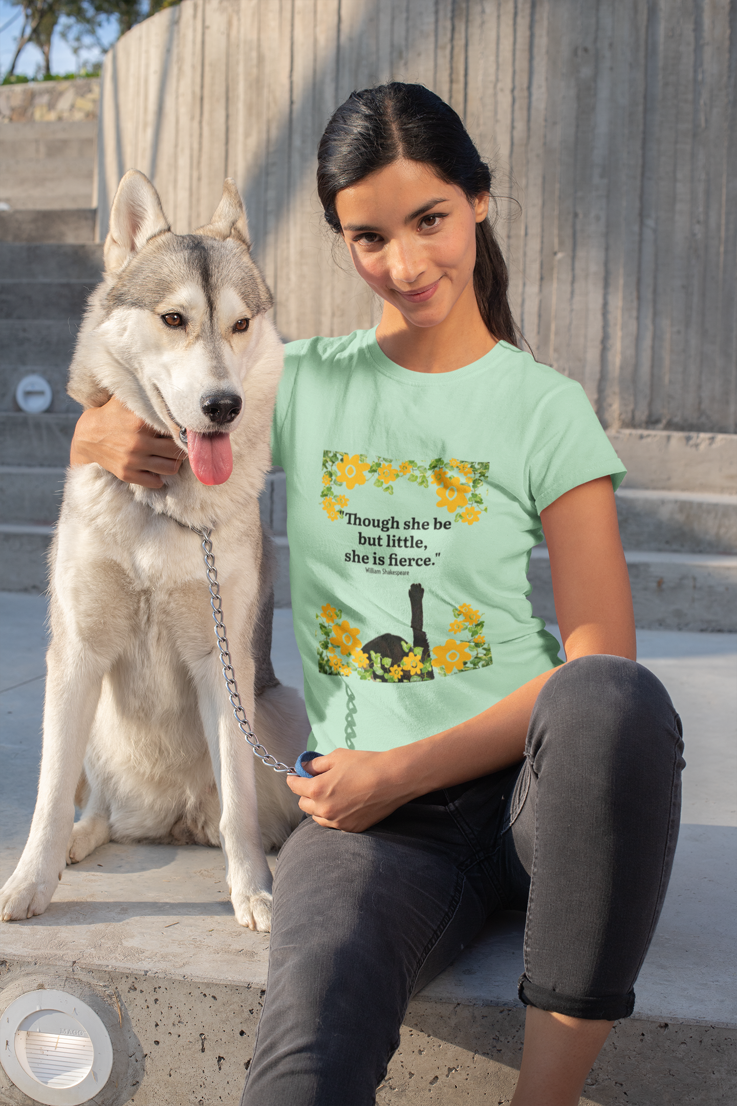 Funny Cat Lover Dog Lover Tee - Personalizable Unisex Softstyle T-Shirt