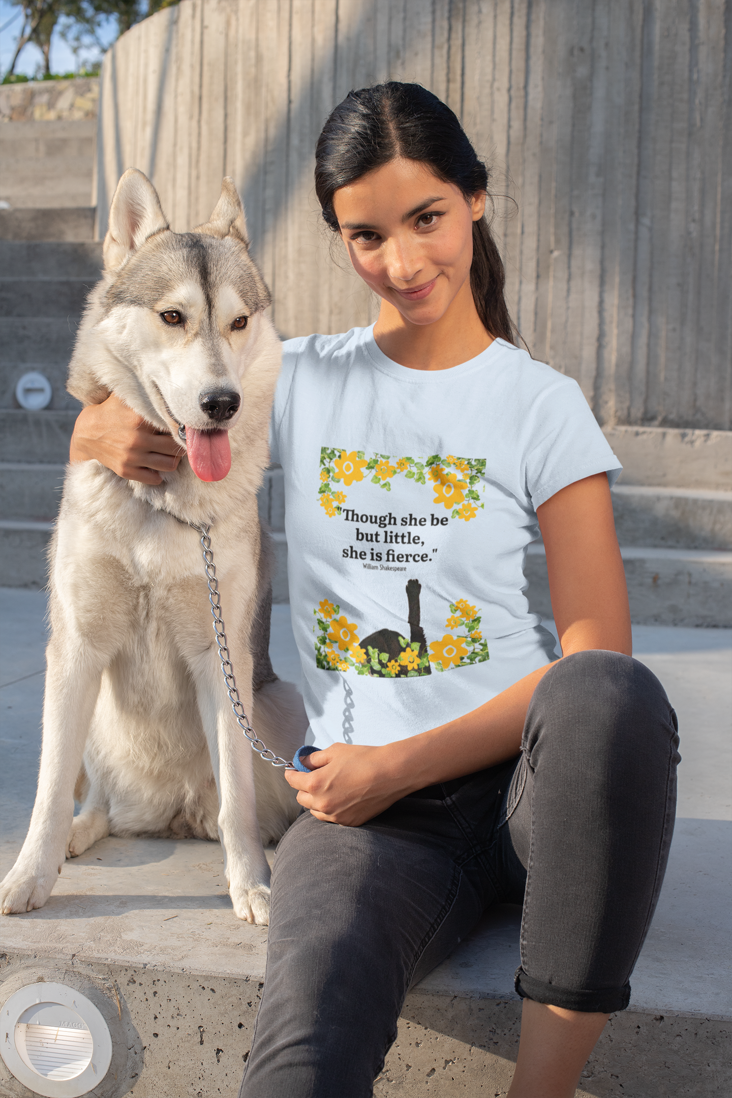Funny Cat Lover Dog Lover Tee - Personalizable Unisex Softstyle T-Shirt