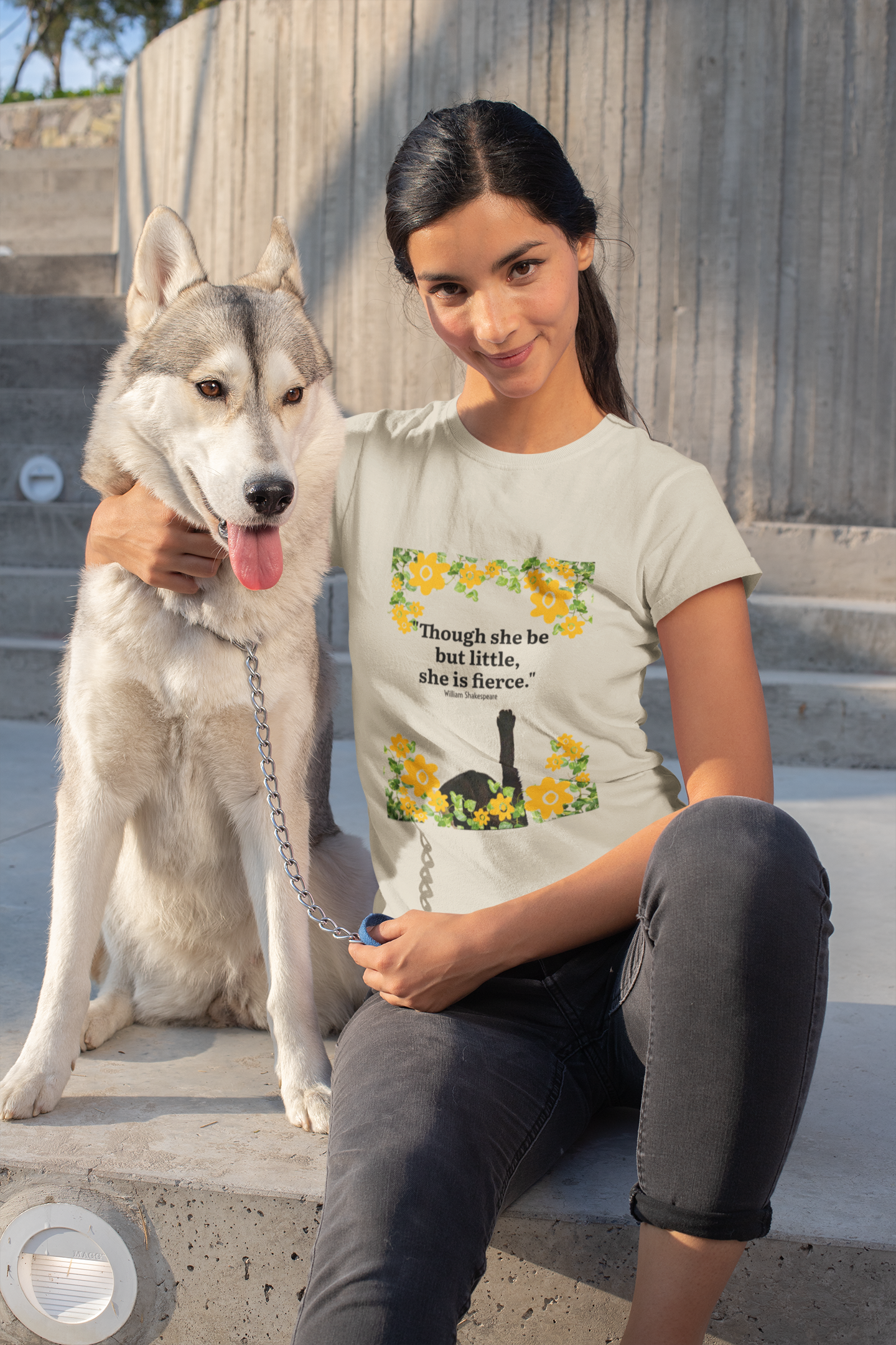 Funny Cat Lover Dog Lover Tee - Personalizable Unisex Softstyle T-Shirt