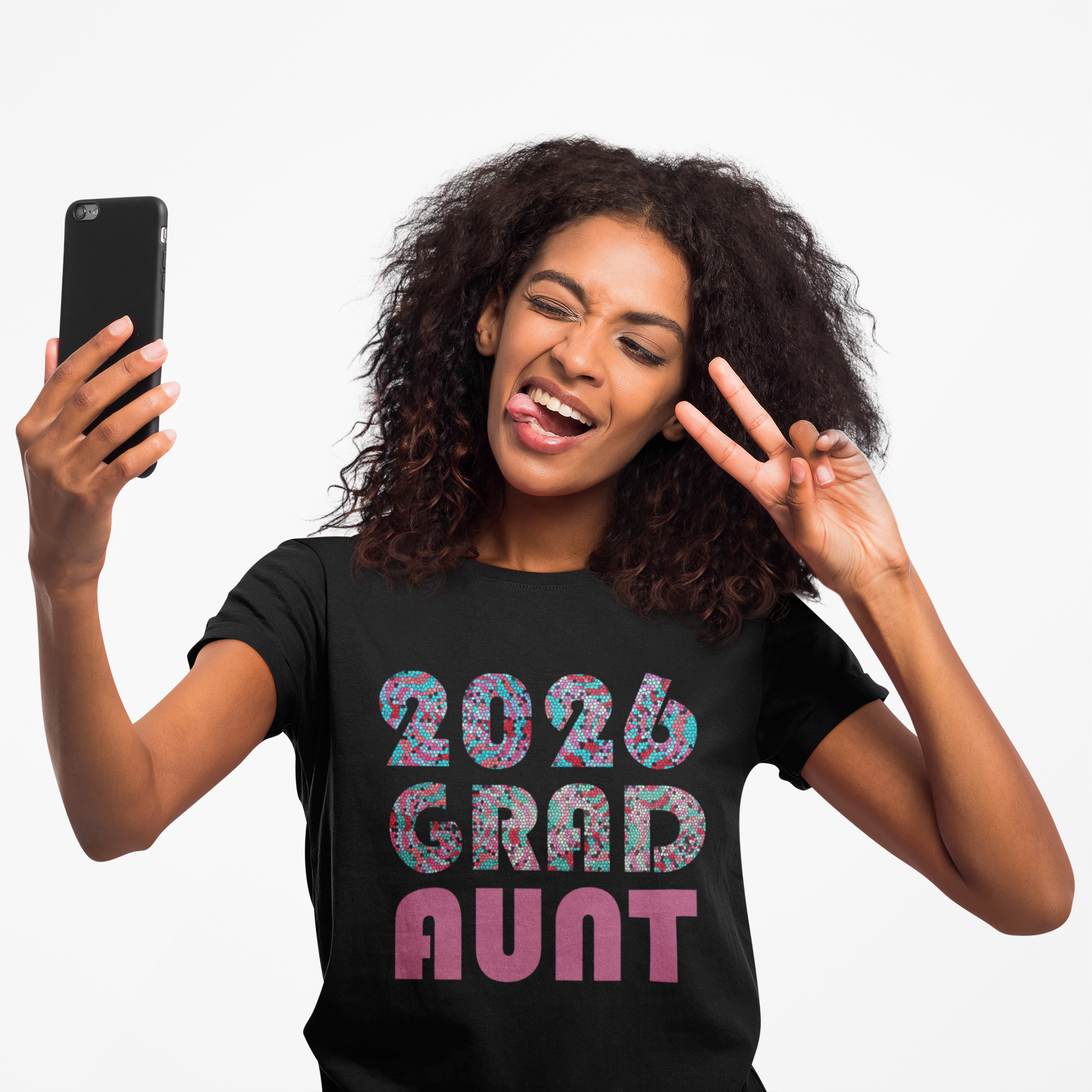 2026 Grad Aunt T-Shirt — Bold Retro Graduation Tee for Proud Aunts