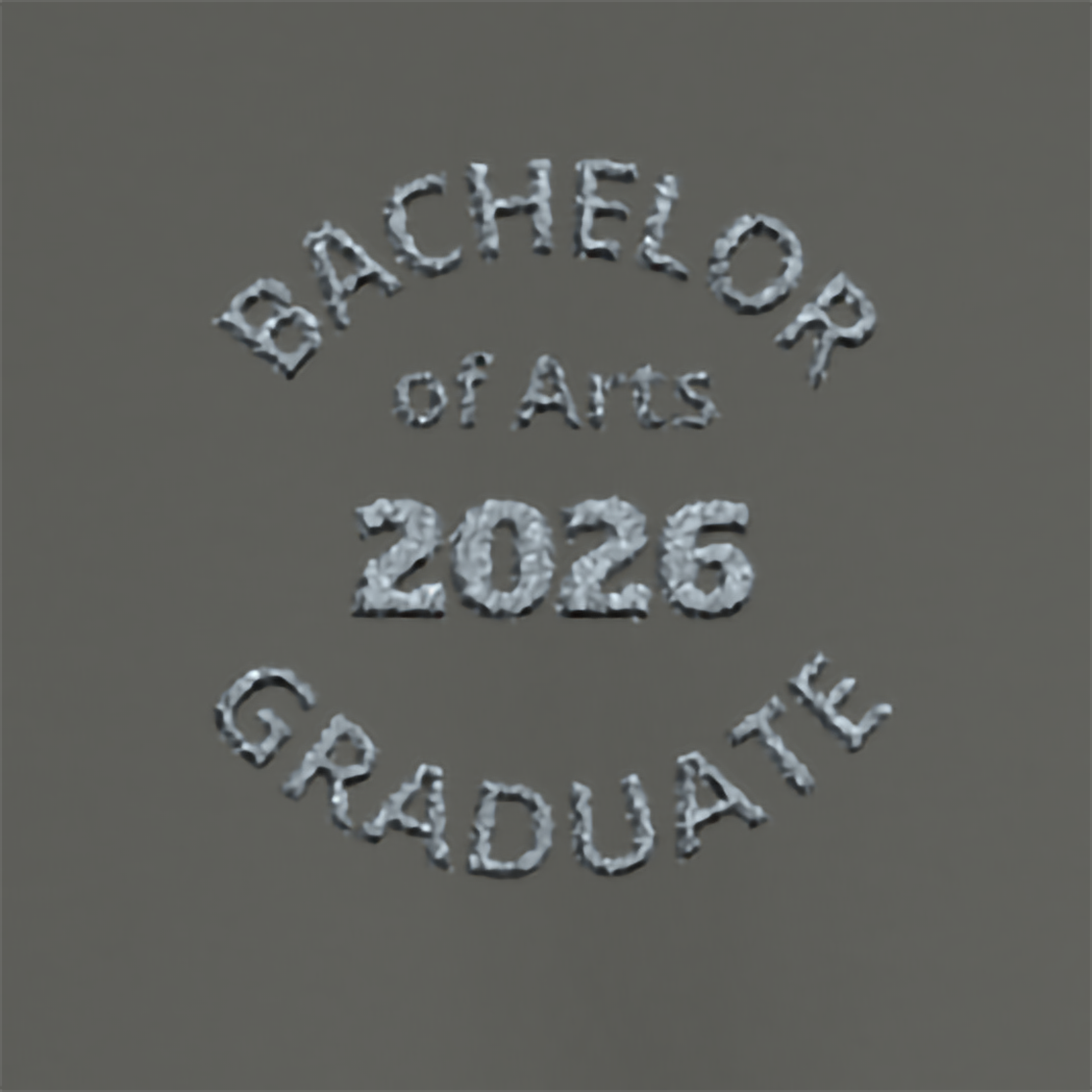 Embroidered Bachelor of Arts Graduate Sweatshirt