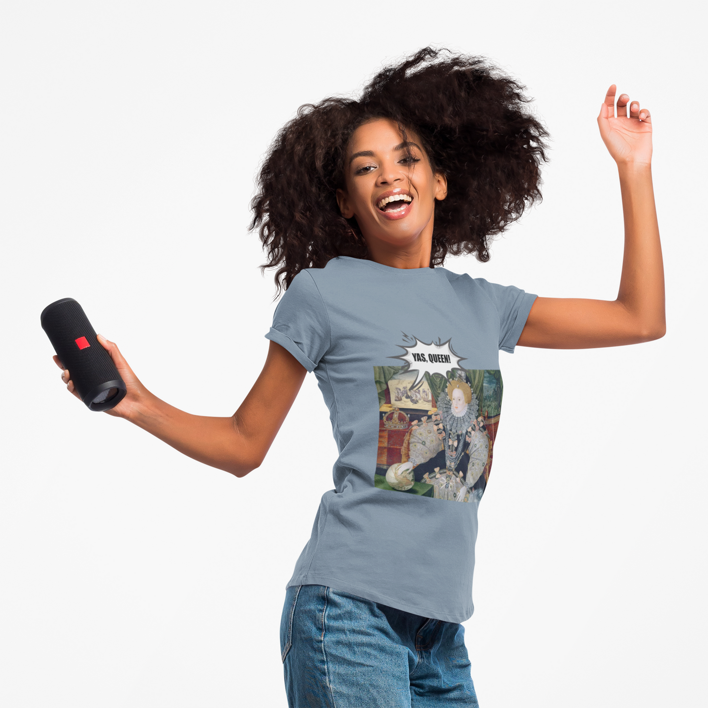 Queen Elizabeth I Armada Painting Joke T-shirt