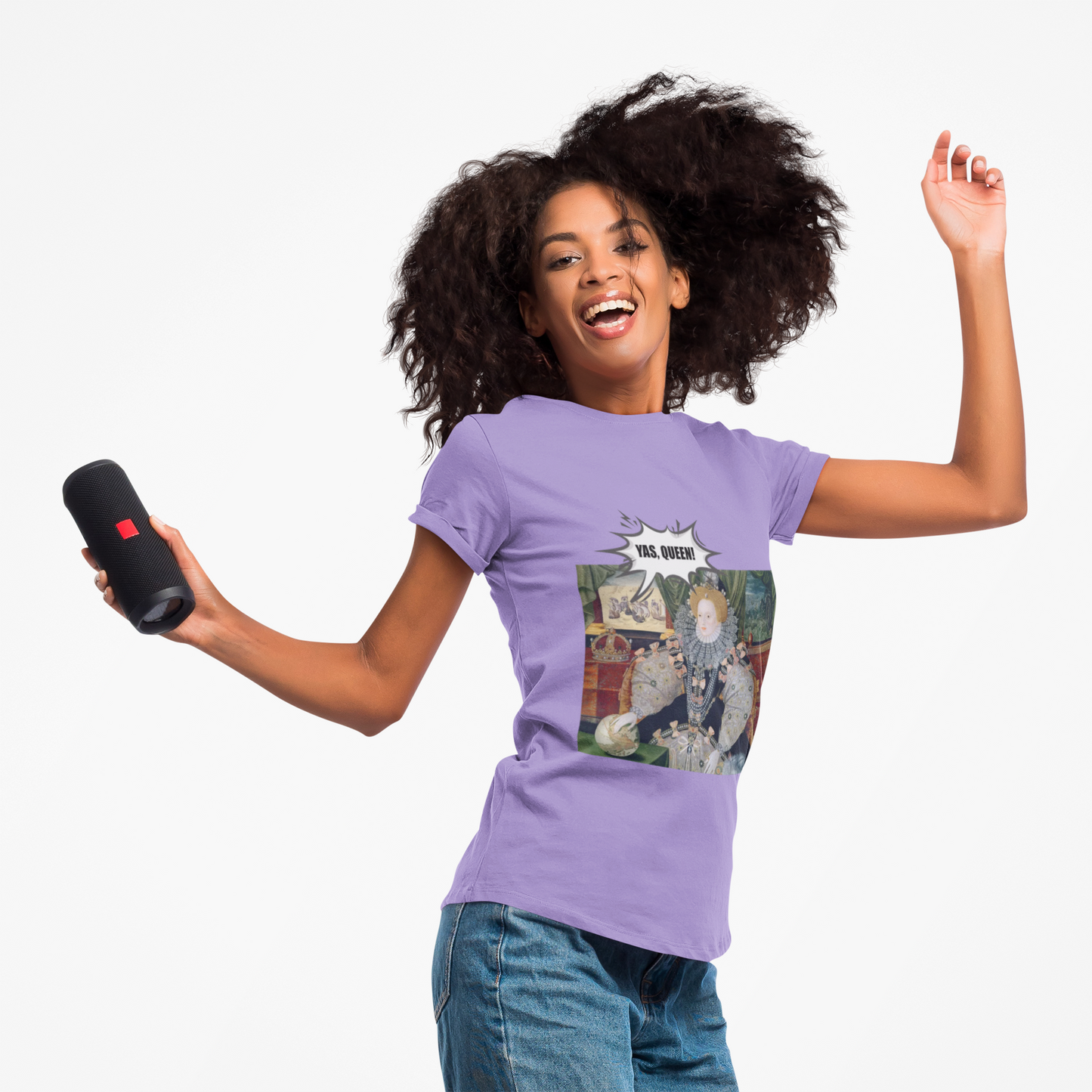 Queen Elizabeth I Armada Painting Joke T-shirt