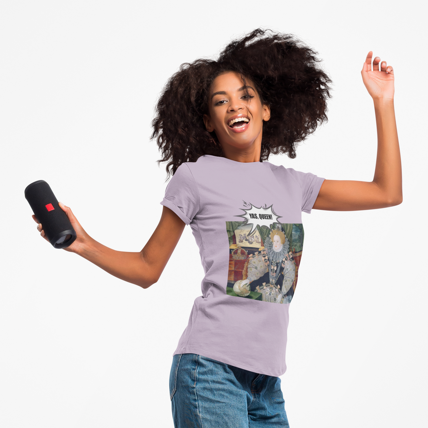 Queen Elizabeth I Armada Painting Joke T-shirt