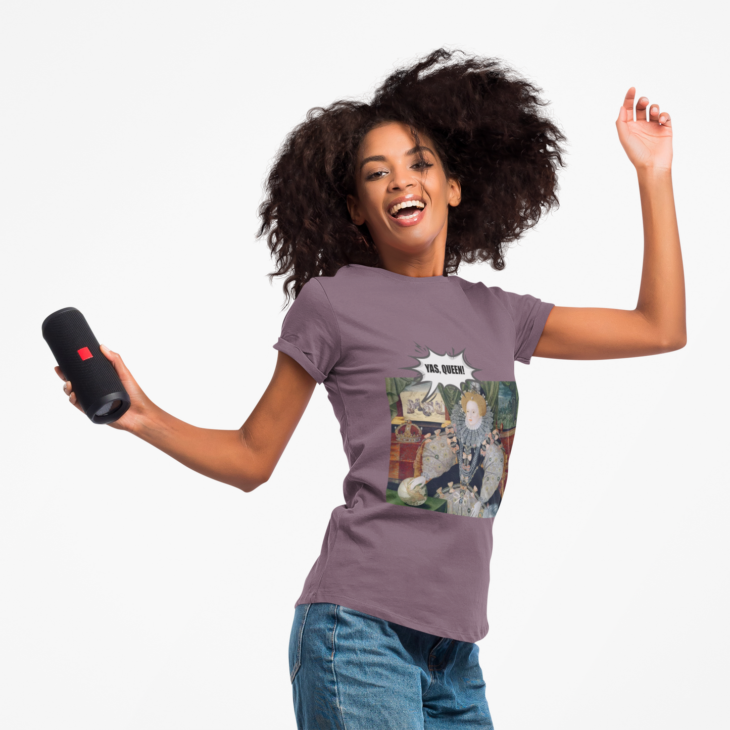 Queen Elizabeth I Armada Painting Joke T-shirt
