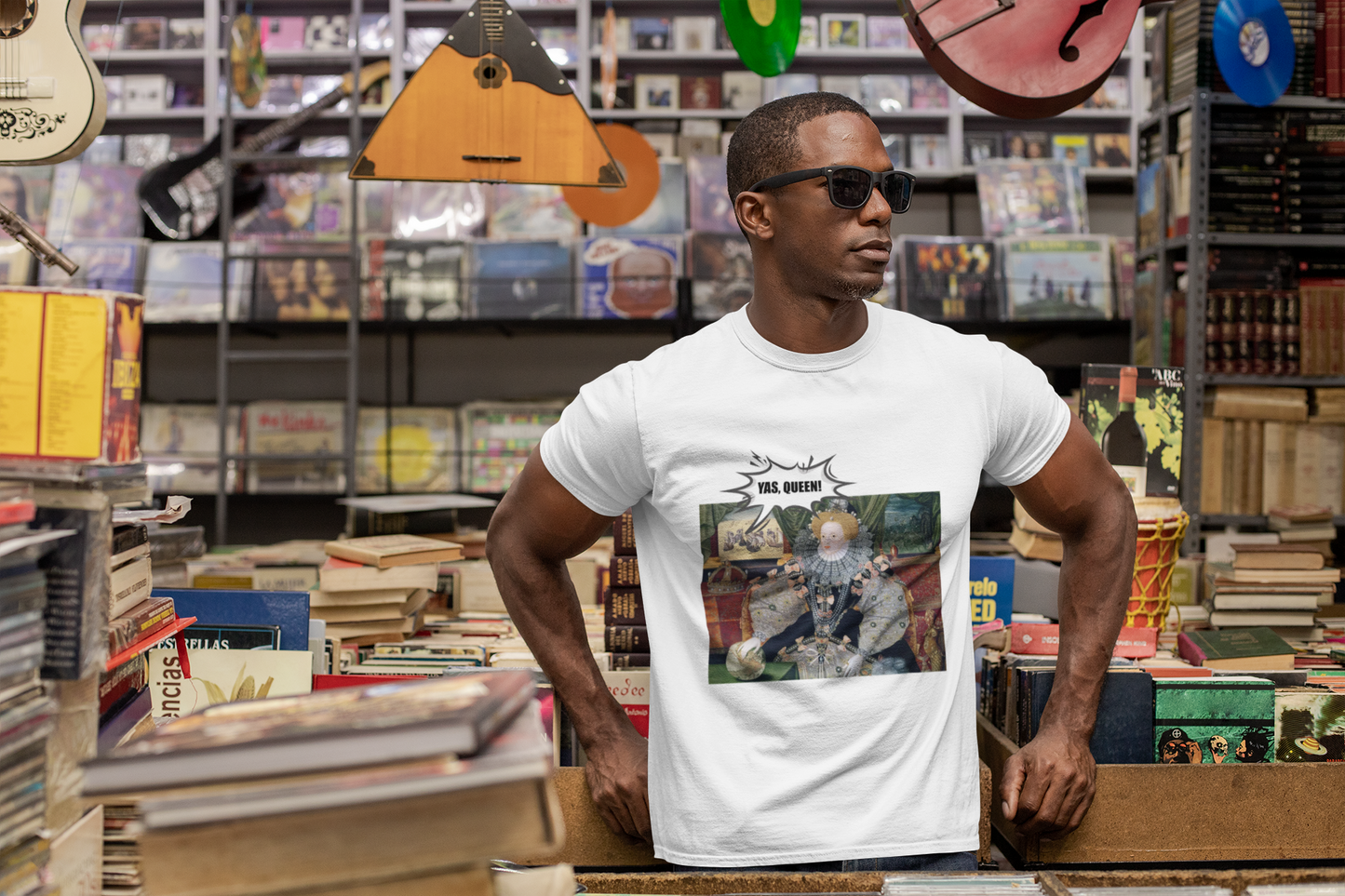 Queen Elizabeth I Armada Painting Joke T-shirt