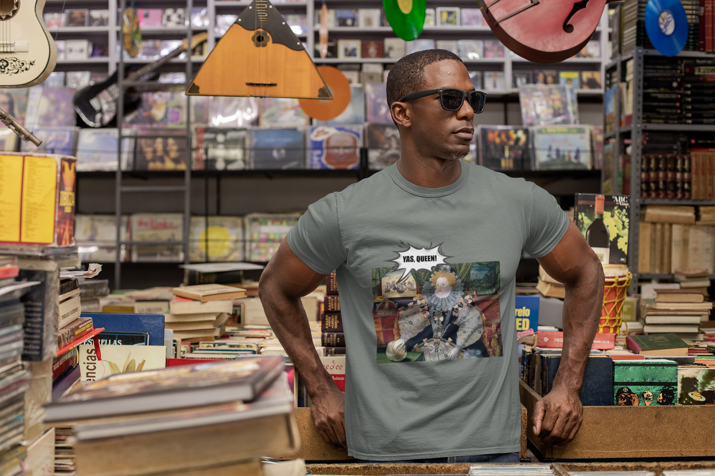 Queen Elizabeth I Armada Painting Joke T-shirt
