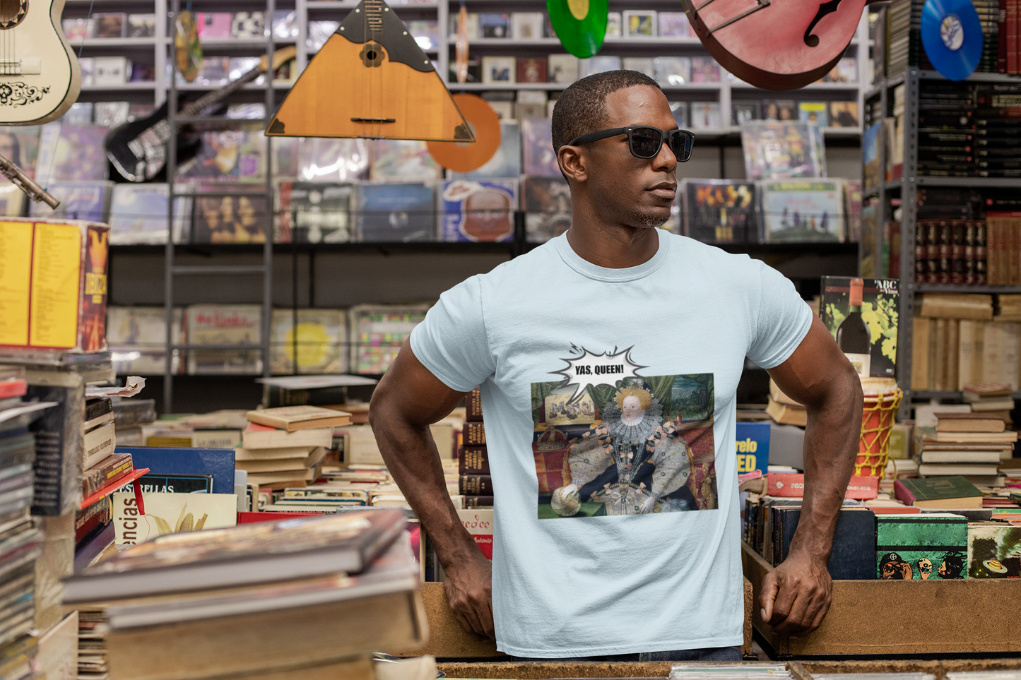 Queen Elizabeth I Armada Painting Joke T-shirt