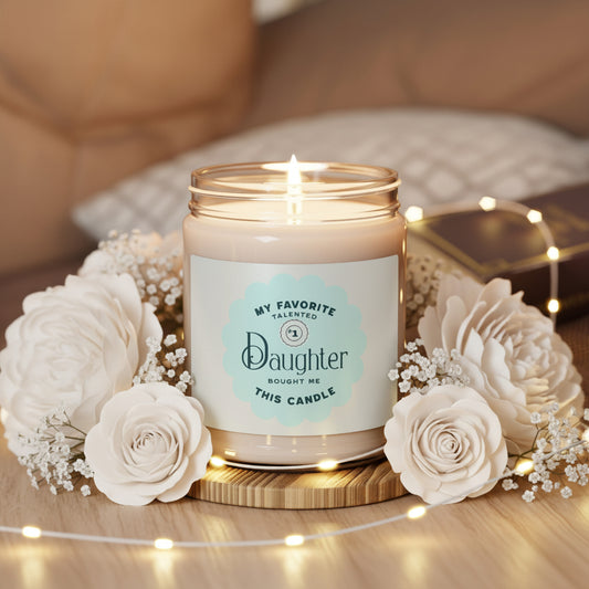 Funny Mom Scented Soy Candle — 9oz Gift from Daughter (Humorous Family Joke)