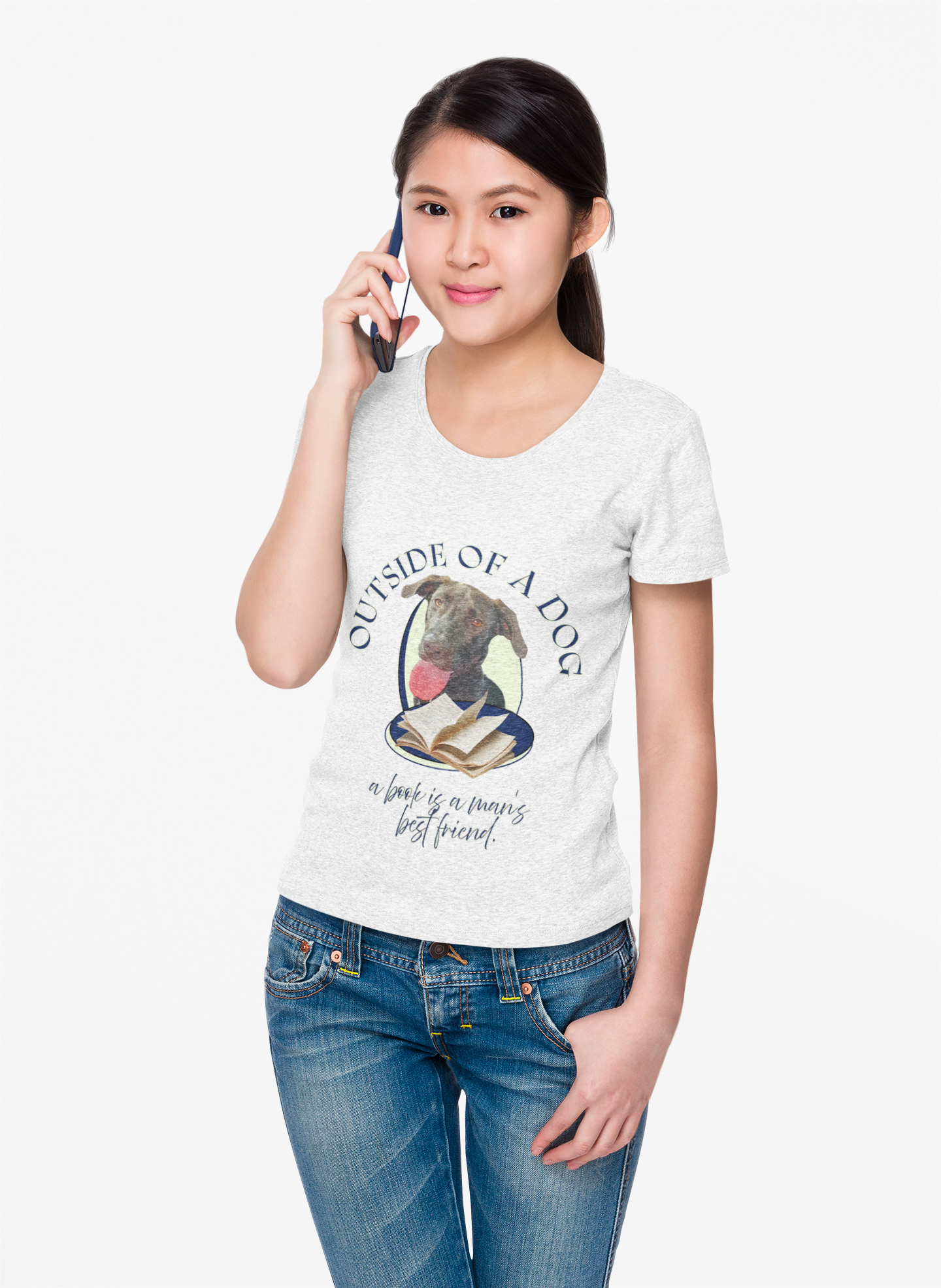 Custom Pet Portrait Tee | Personalized Dog Shirt, Add Your Pup Illustration