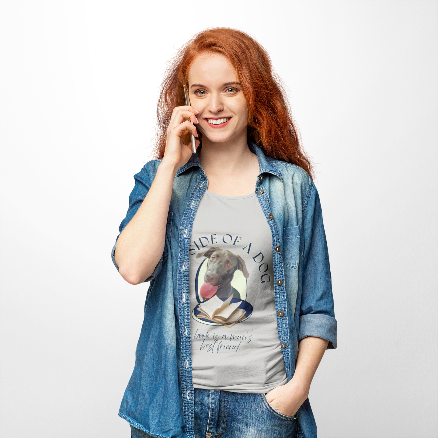 Custom Pet Portrait Tee | Personalized Dog Shirt, Add Your Pup Illustration