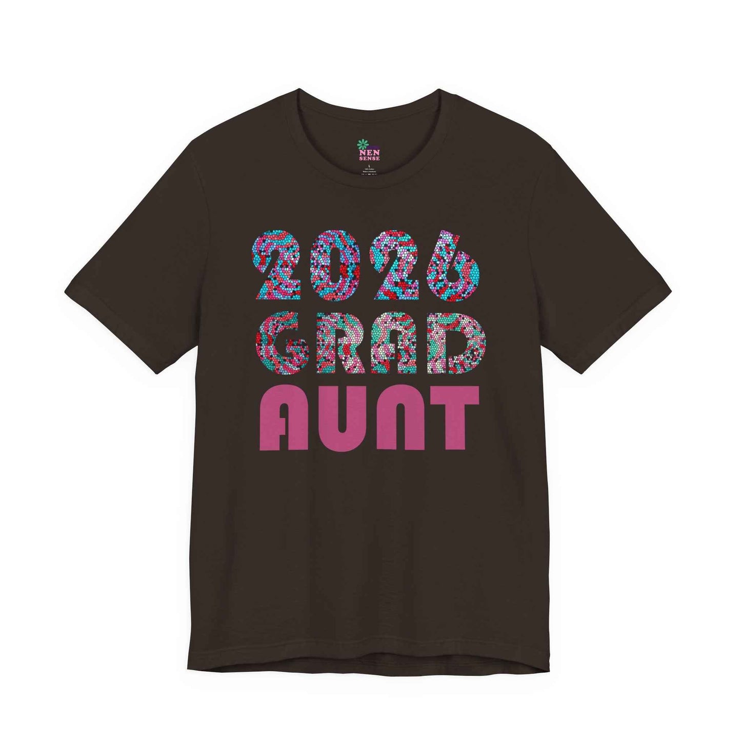 2026 Grad Aunt T-Shirt — Bold Retro Graduation Tee for Proud Aunts