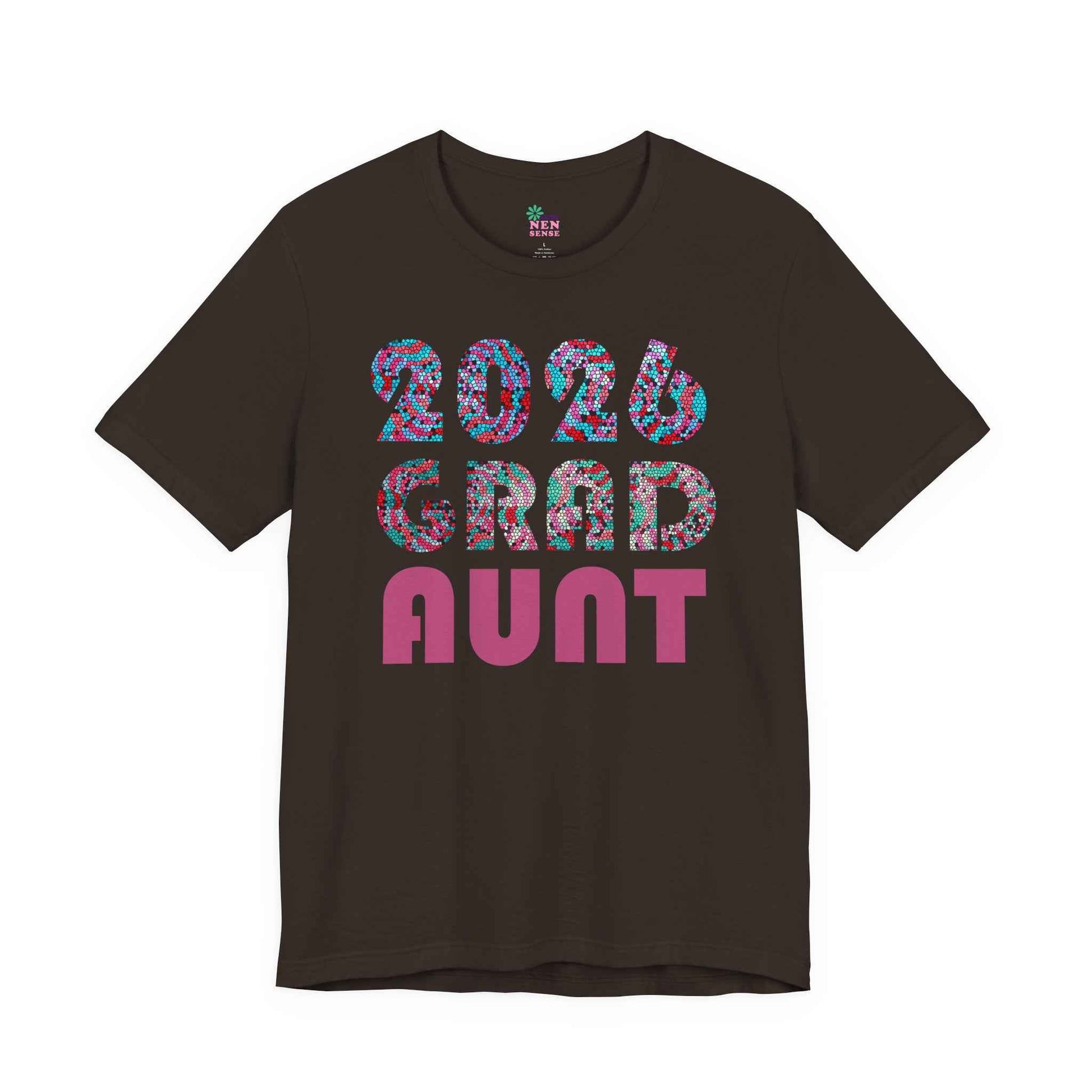 2026 Grad Aunt T-Shirt — Bold Retro Graduation Tee for Proud Aunts