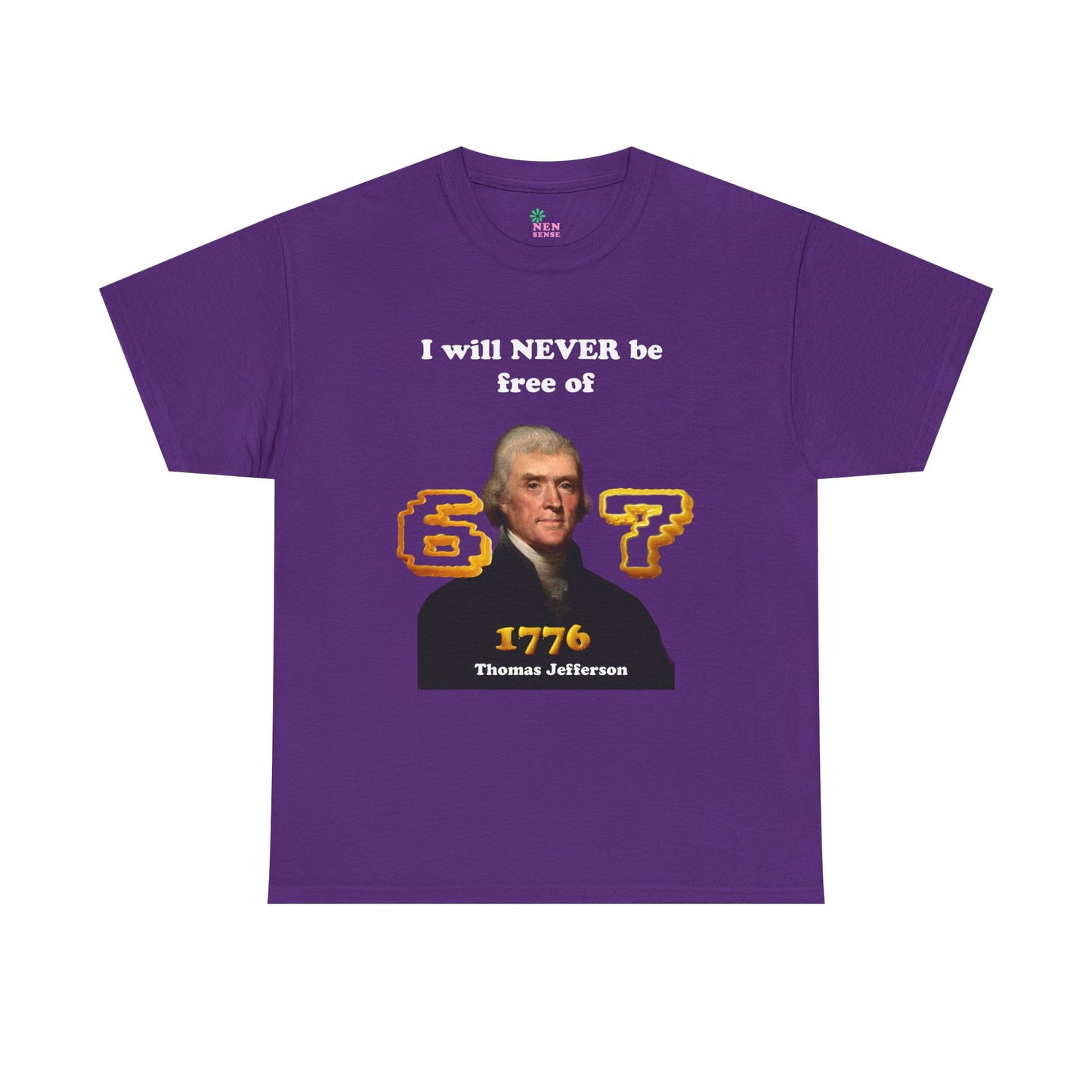 1776 Thomas Jefferson History Tee — Gen Z Joke Tee