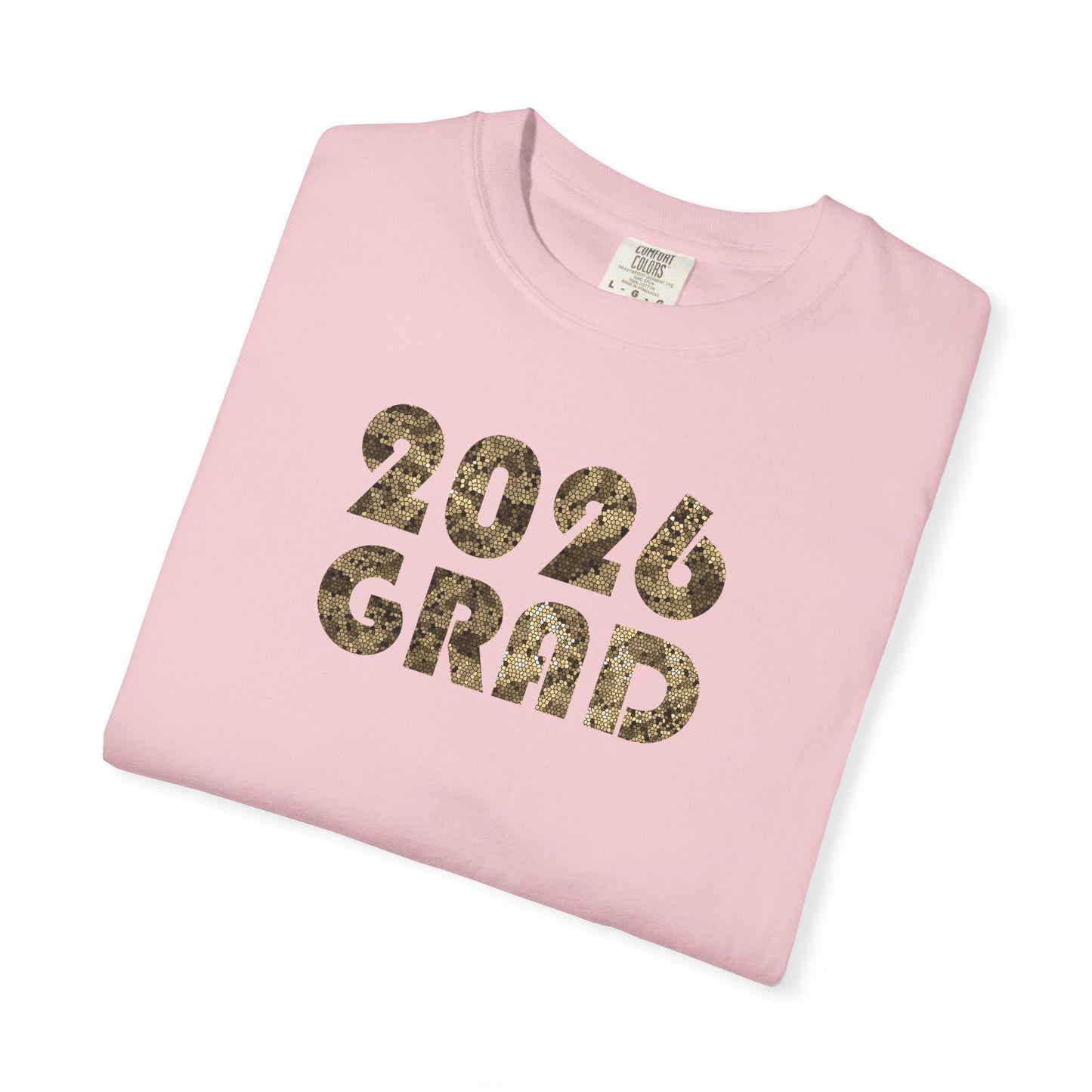 Personalizable Graduation 2026 Neutral Geometric Pattern Tee — Senior Commemorative T-Shirt - Nensensical
