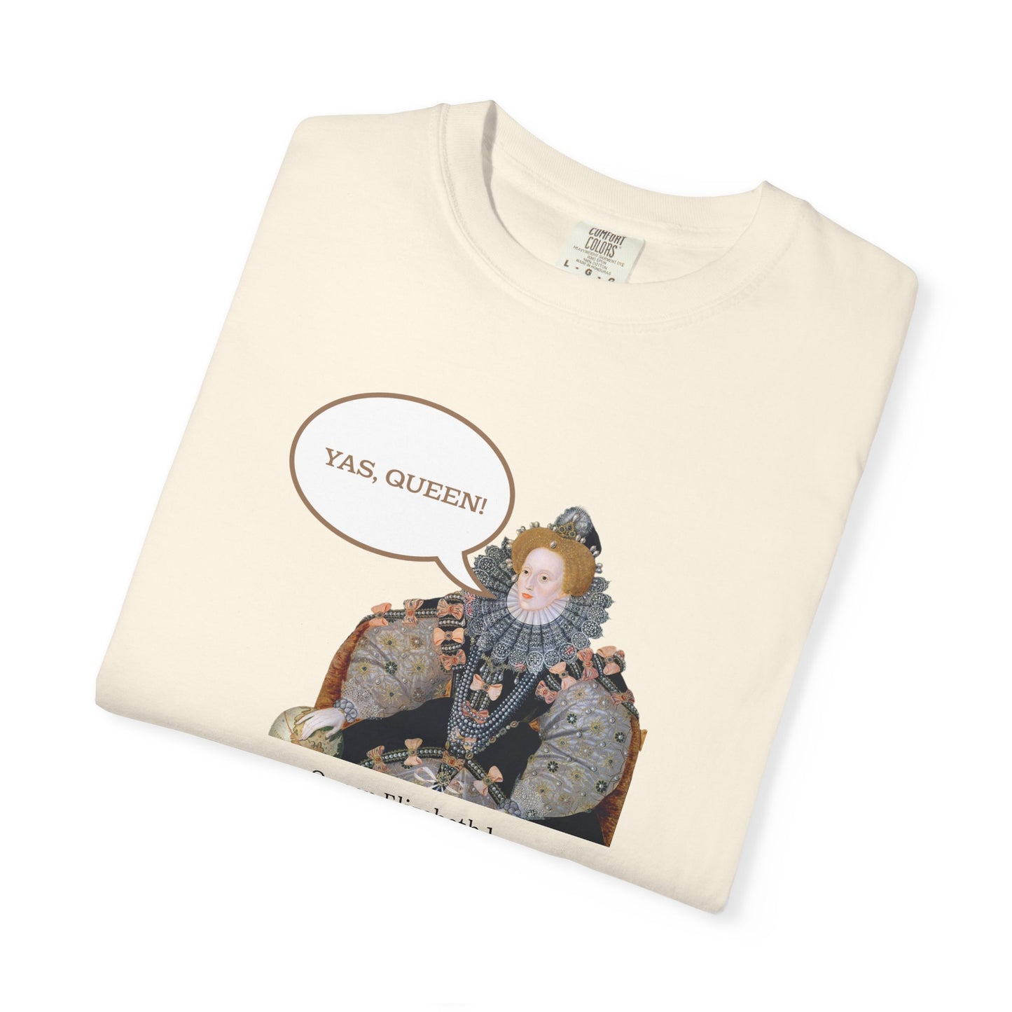 Queen Elizabeth I Portrait Tee — Vintage Art Graphic T-Shirt - Nensensical