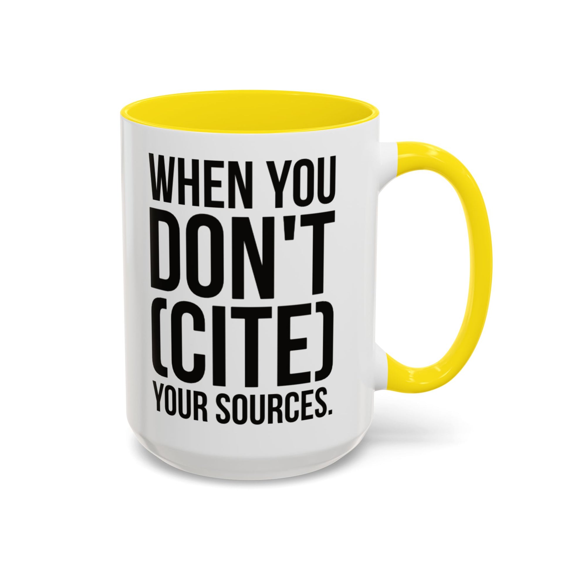 Bruh... It's Lowkey Sus — Accent Coffee Mug (Academic/Teacher Humor) - Nensensical