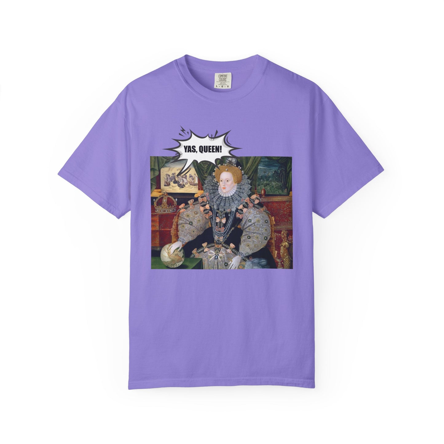 Queen Elizabeth I Armada Painting Joke T-shirt