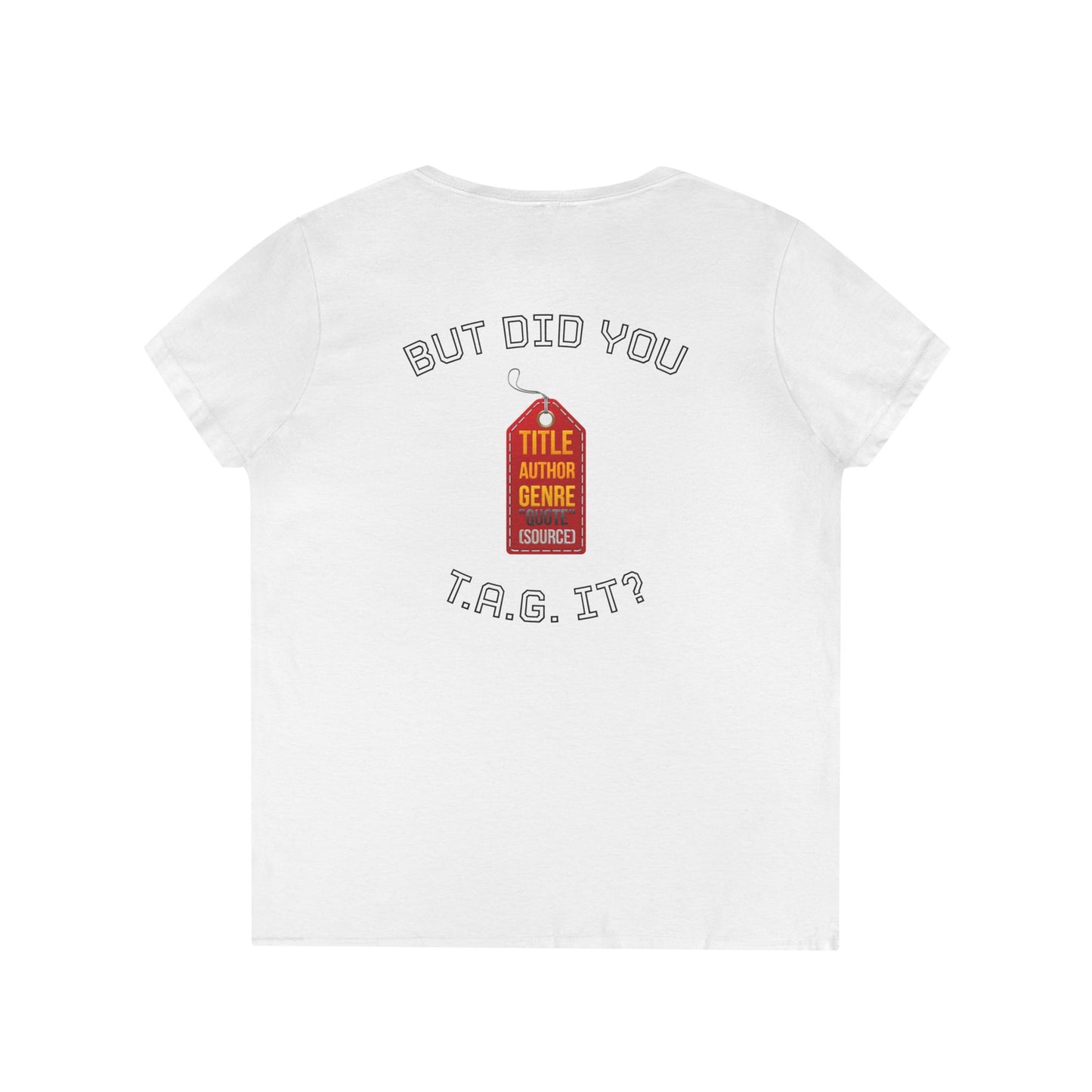 V-Neck T-Shirt — “Bruh, It’s Lowkey Sus When You Don’t (Cite) Your Sources” Funny Academic Tee - Nensensical