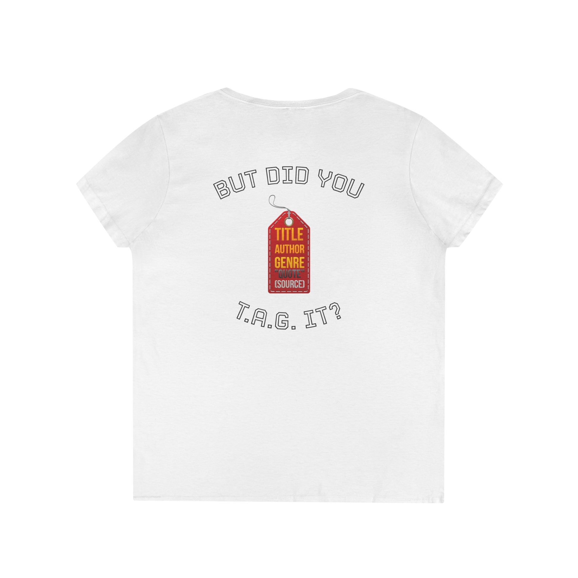 V-Neck T-Shirt — “Bruh, It’s Lowkey Sus When You Don’t (Cite) Your Sources” Funny Academic Tee - Nensensical