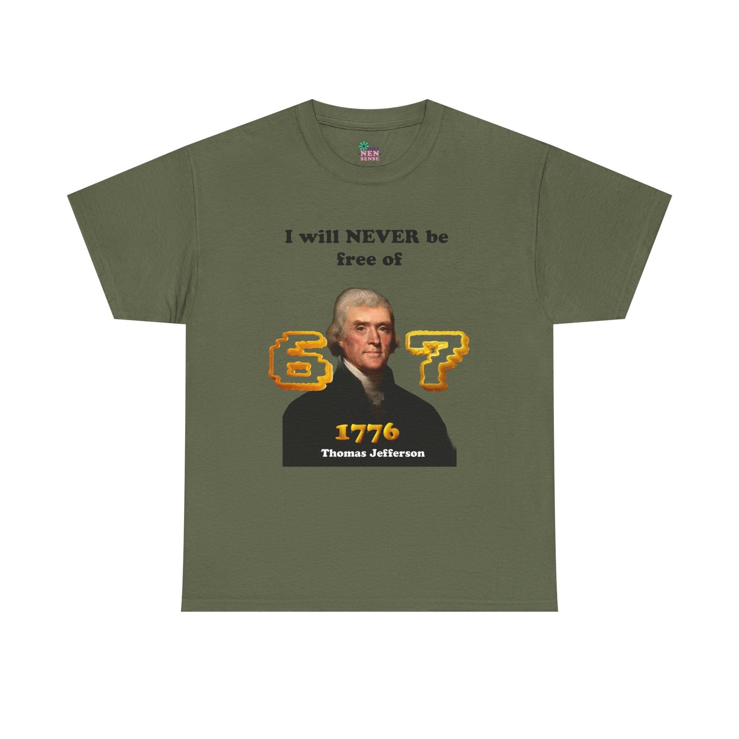 1776 Thomas Jefferson History Tee — Gen Z Joke Tee