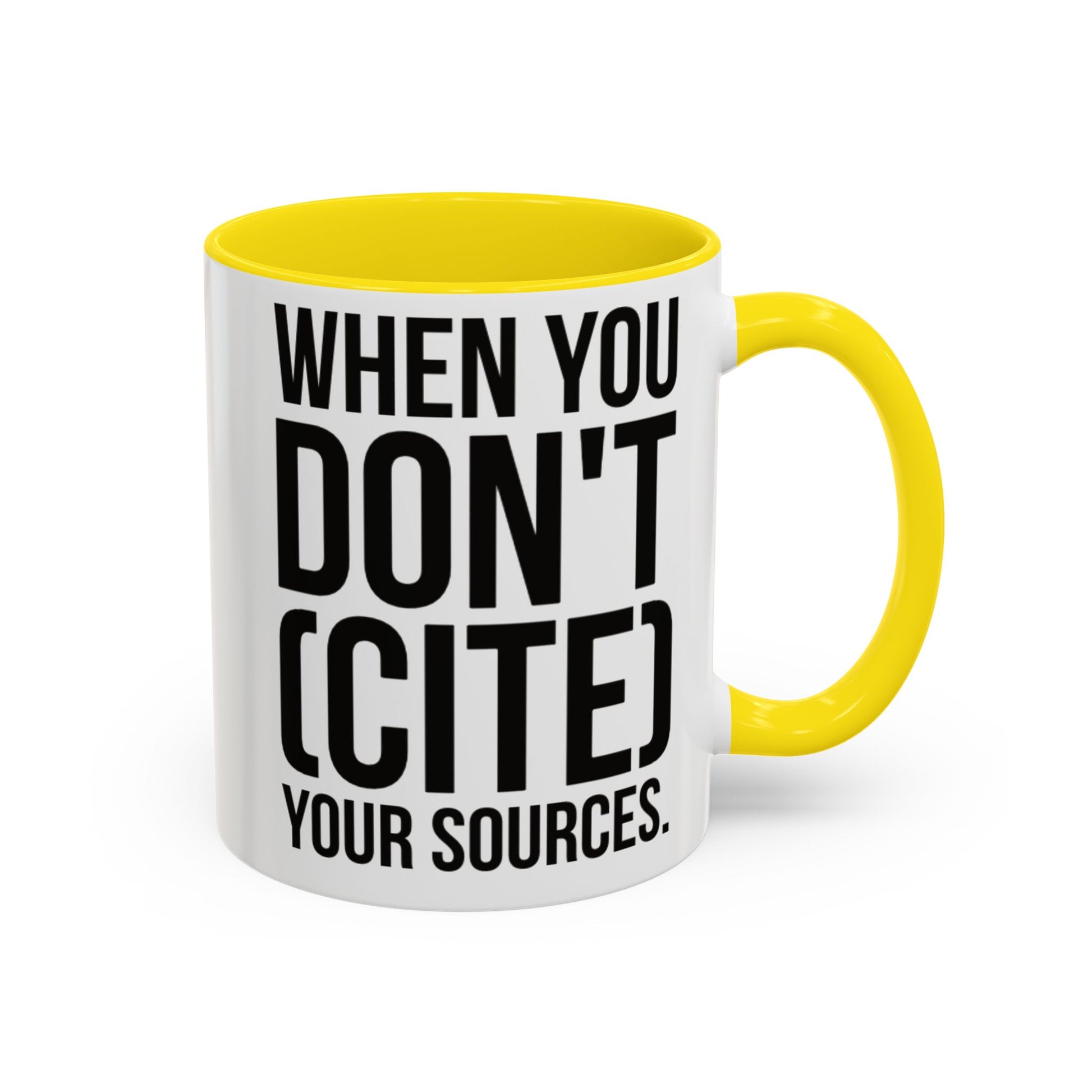 Bruh... It's Lowkey Sus — Accent Coffee Mug (Academic/Teacher Humor) - Nensensical