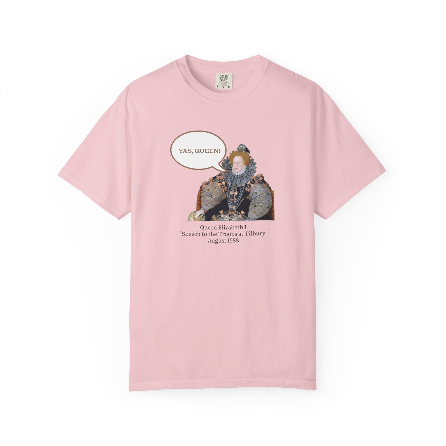 Queen Elizabeth I Portrait Tee — Vintage Art Graphic T-Shirt - Nensensical
