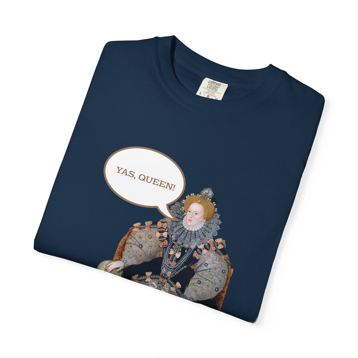 Queen Elizabeth I Portrait Tee — Vintage Art Graphic T-Shirt - Nensensical