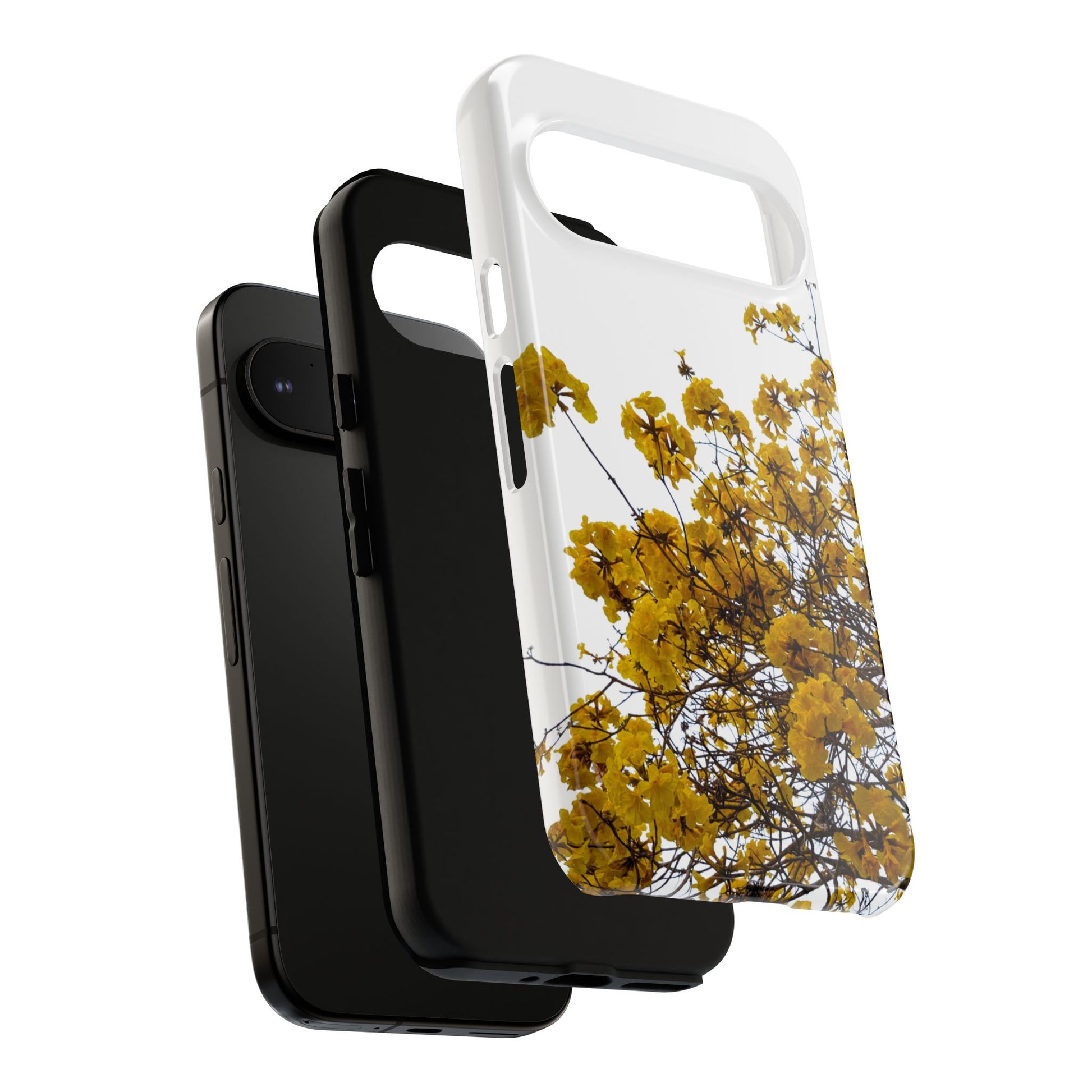 Yellow Floral Phone Case — Bright Yellow Flowers Tough Case - Nensensical
