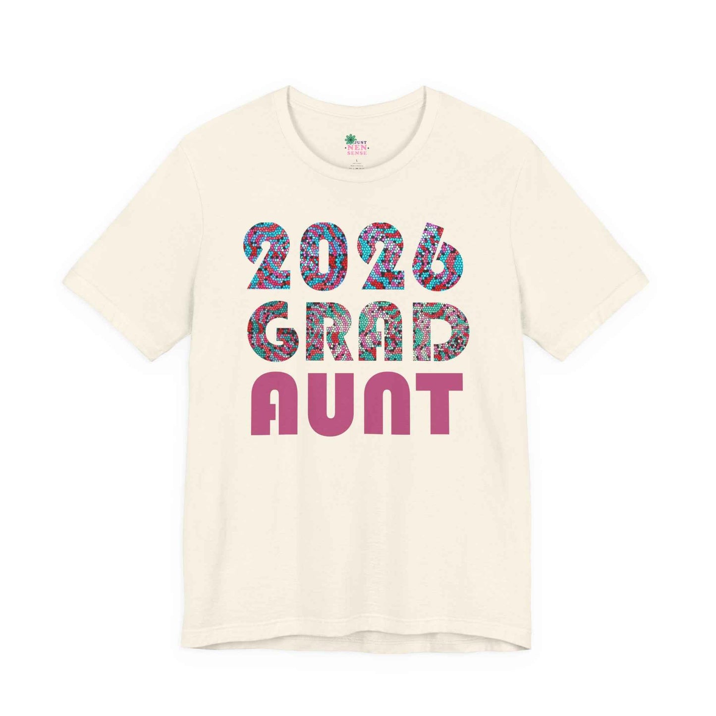 2026 Grad Aunt T-Shirt — Bold Retro Graduation Tee for Proud Aunts