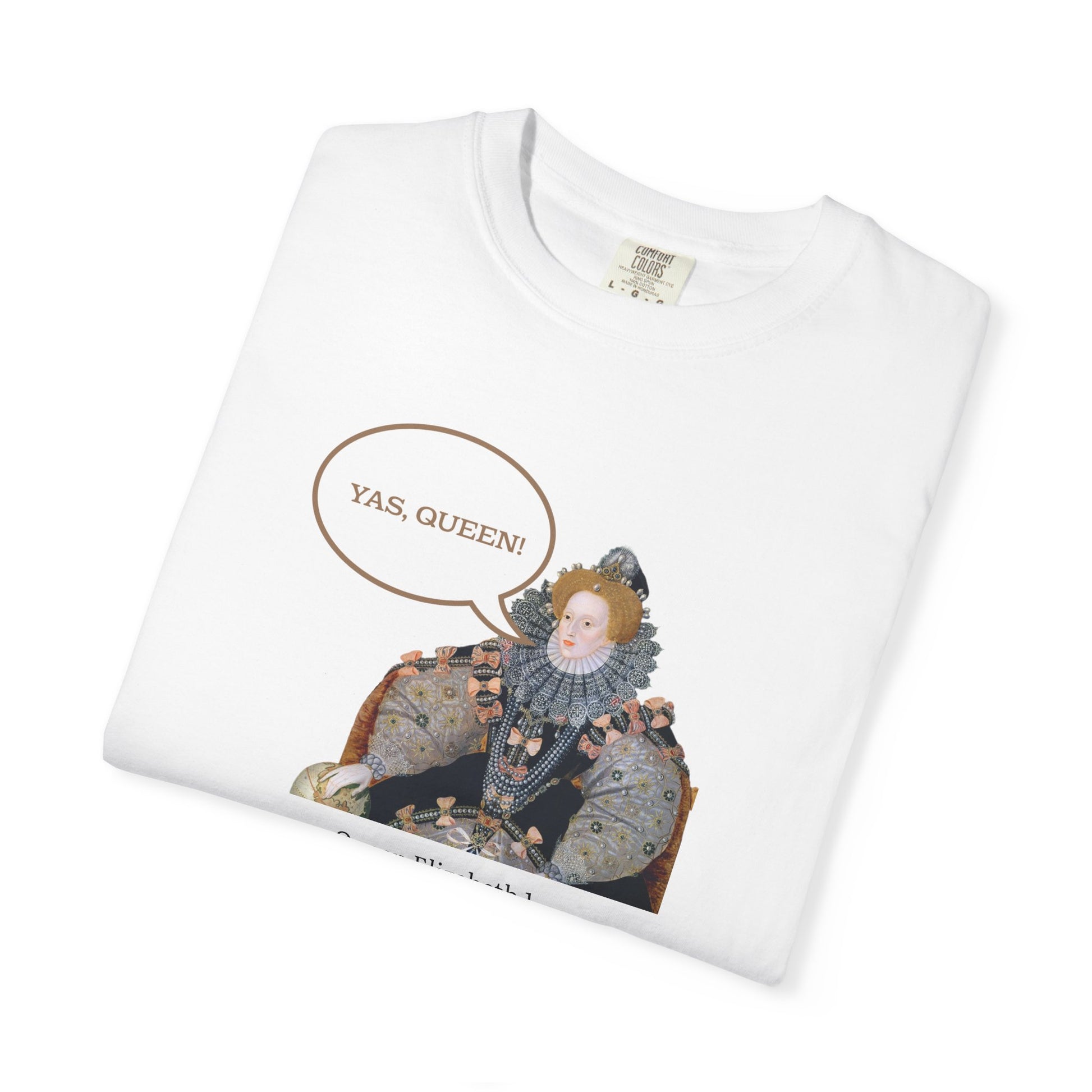 Queen Elizabeth I Portrait Tee — Vintage Art Graphic T-Shirt - Nensensical