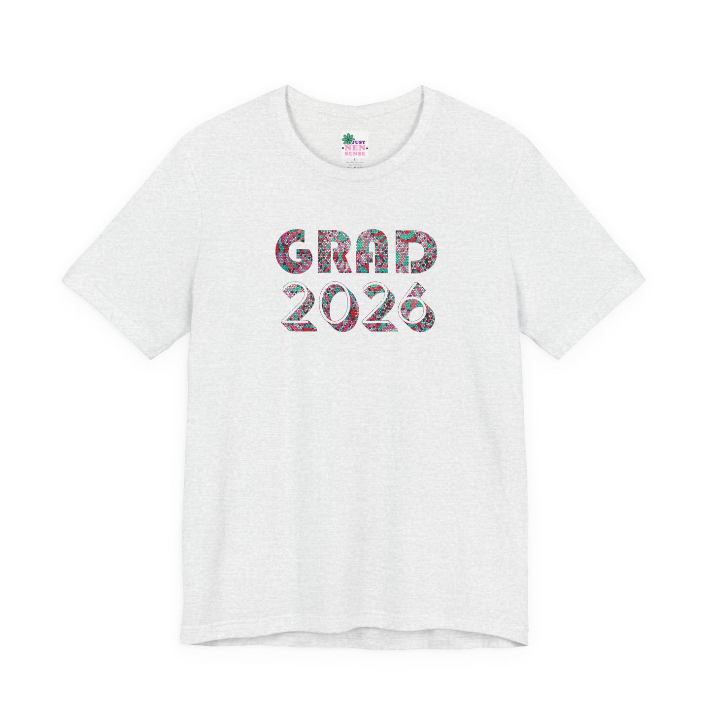 Personalized Graduation T-Shirt — Bold Colorful Name Graphic - Nensensical