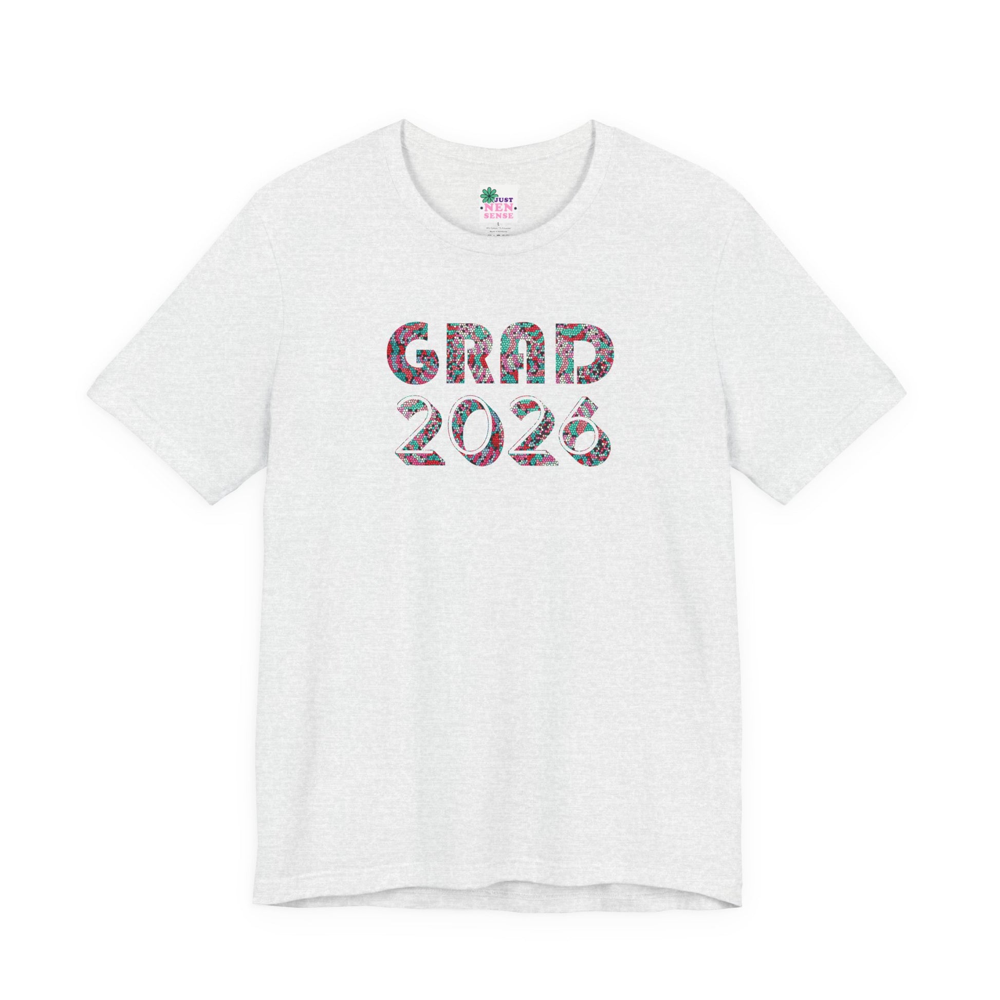 Personalized Graduation T-Shirt — Bold Colorful Name Graphic - Nensensical