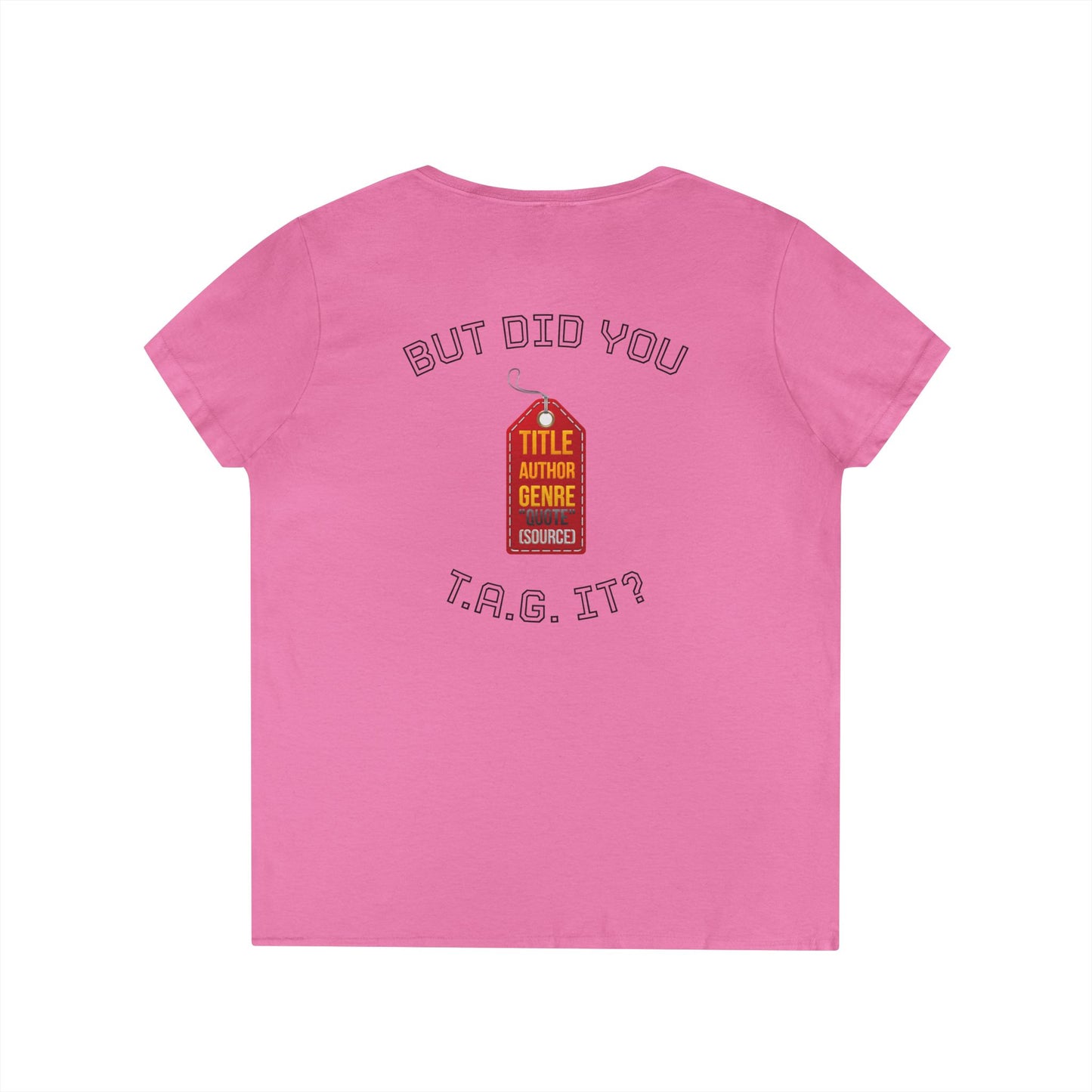 V-Neck T-Shirt — “Bruh, It’s Lowkey Sus When You Don’t (Cite) Your Sources” Funny Academic Tee - Nensensical