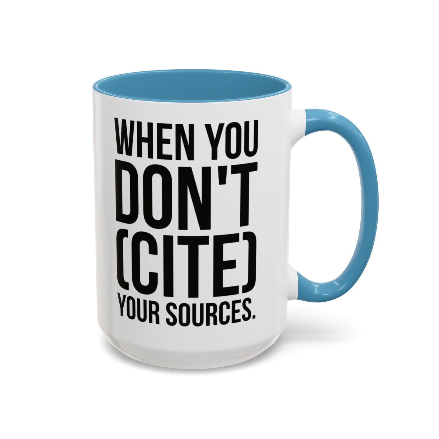Bruh... It's Lowkey Sus — Accent Coffee Mug (Academic/Teacher Humor) - Nensensical