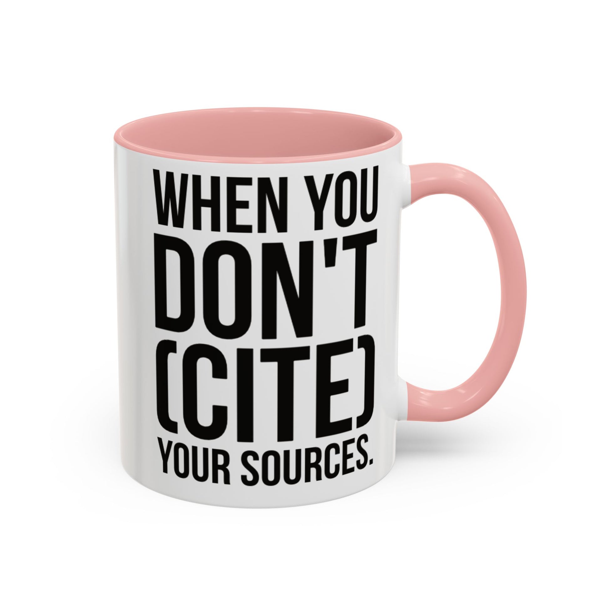Bruh... It's Lowkey Sus — Accent Coffee Mug (Academic/Teacher Humor) - Nensensical