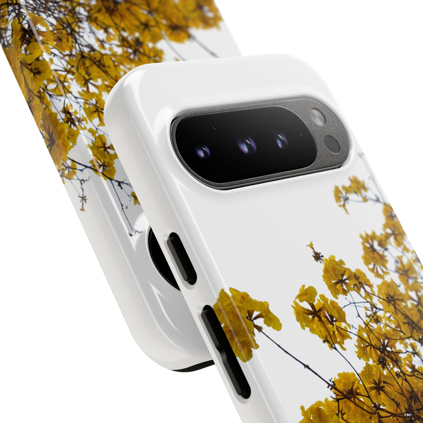 Yellow Floral Phone Case — Bright Yellow Flowers Tough Case - Nensensical