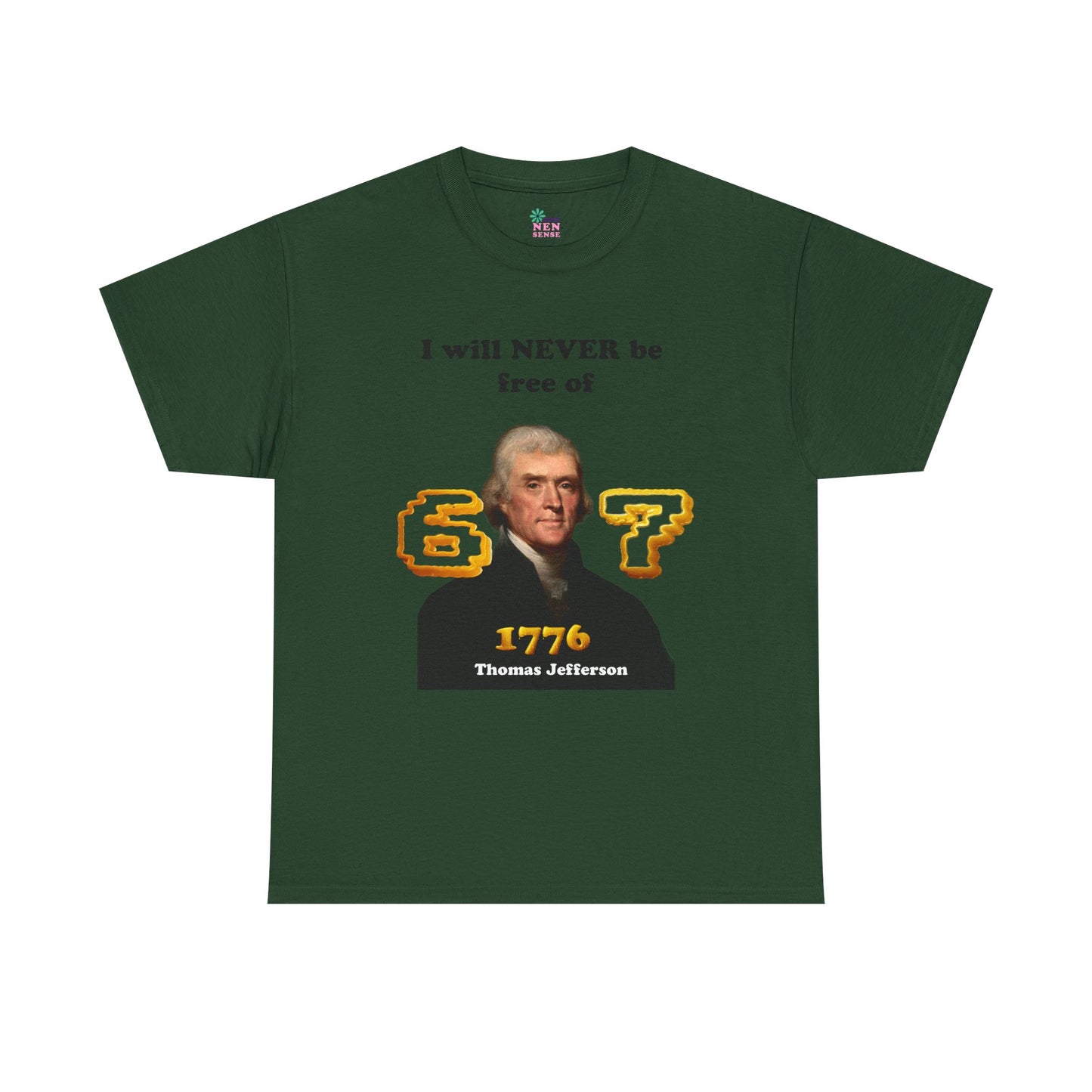 1776 Thomas Jefferson History Tee — Gen Z Joke Tee