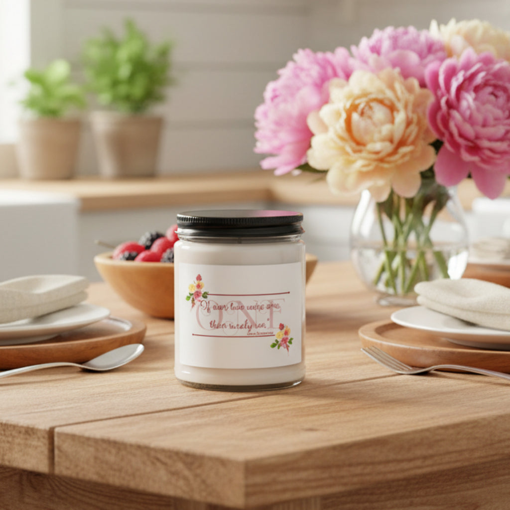 Anne Bradstreet Quote Wedding Candle — Romantic Soy Scented Candle (9oz)