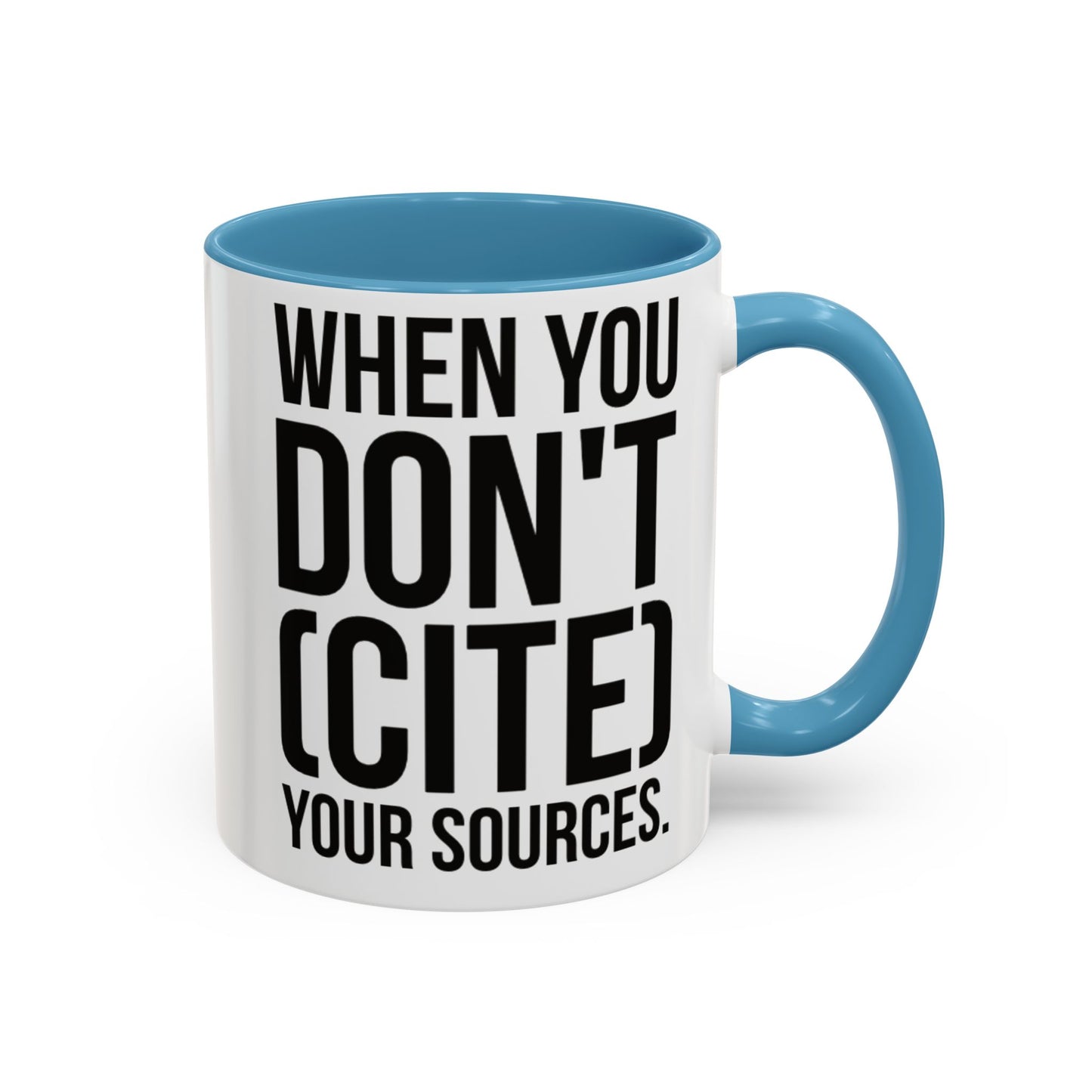 Bruh... It's Lowkey Sus — Accent Coffee Mug (Academic/Teacher Humor) - Nensensical