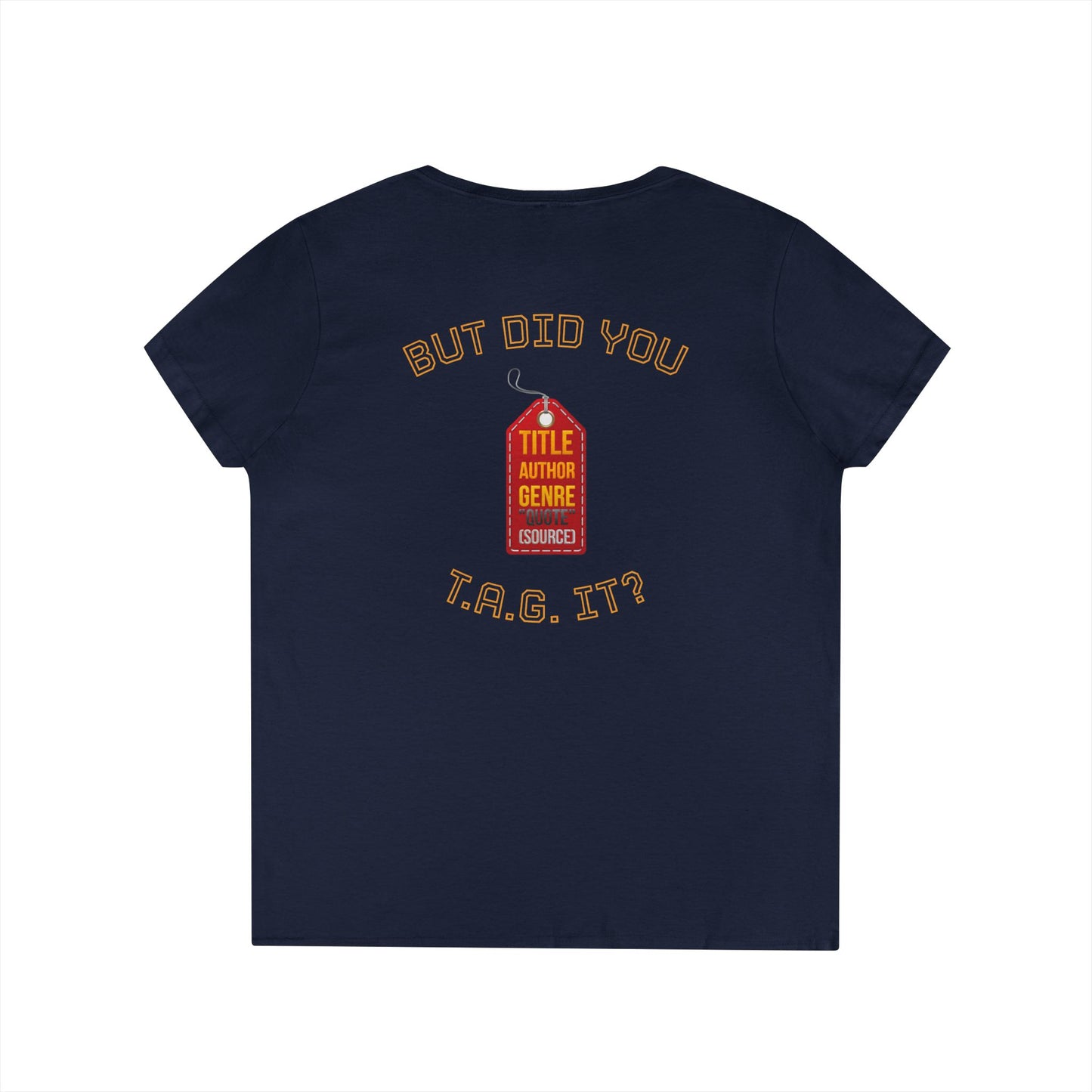 V-Neck T-Shirt — “Bruh, It’s Lowkey Sus When You Don’t (Cite) Your Sources” Funny Academic Tee - Nensensical