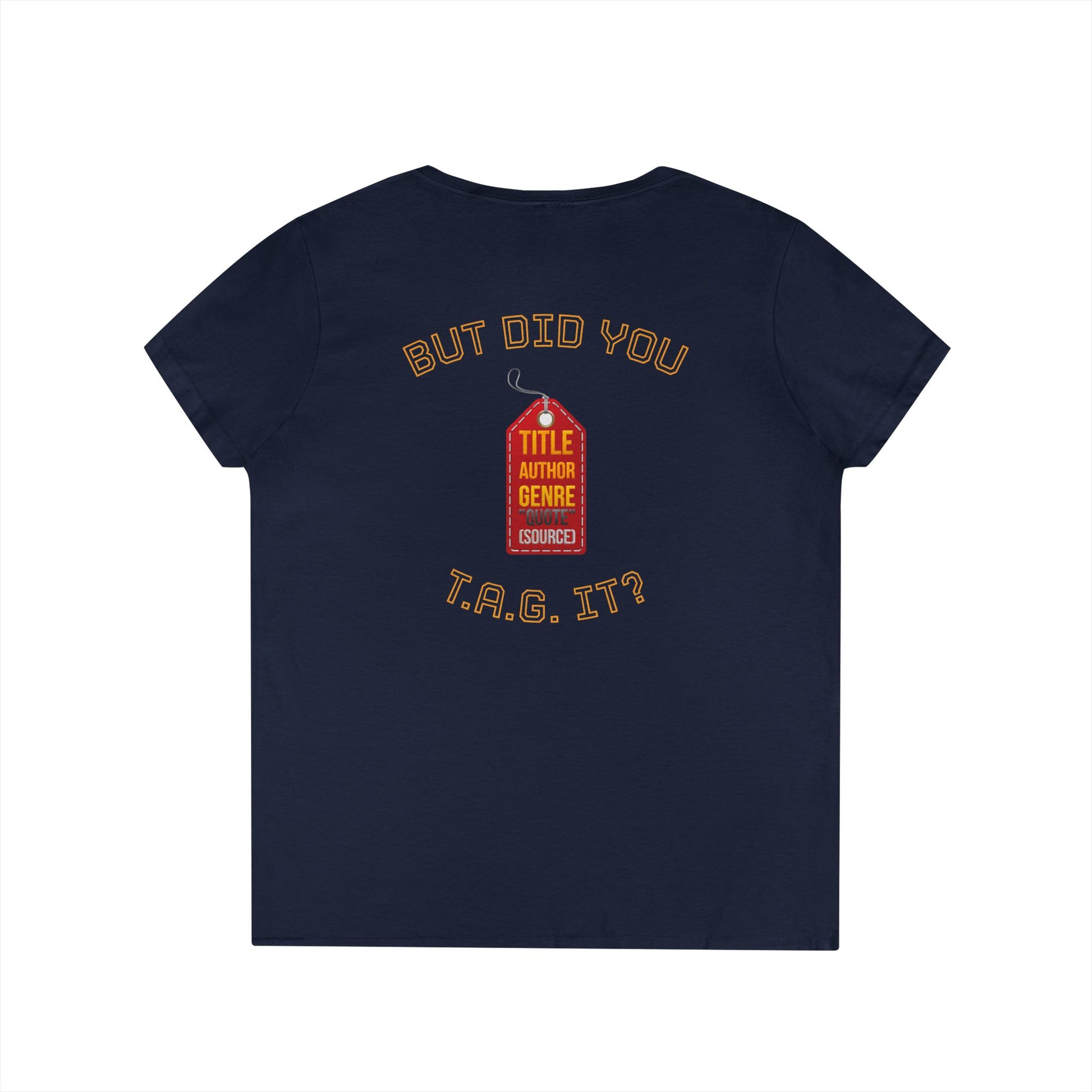 V-Neck T-Shirt — “Bruh, It’s Lowkey Sus When You Don’t (Cite) Your Sources” Funny Academic Tee - Nensensical