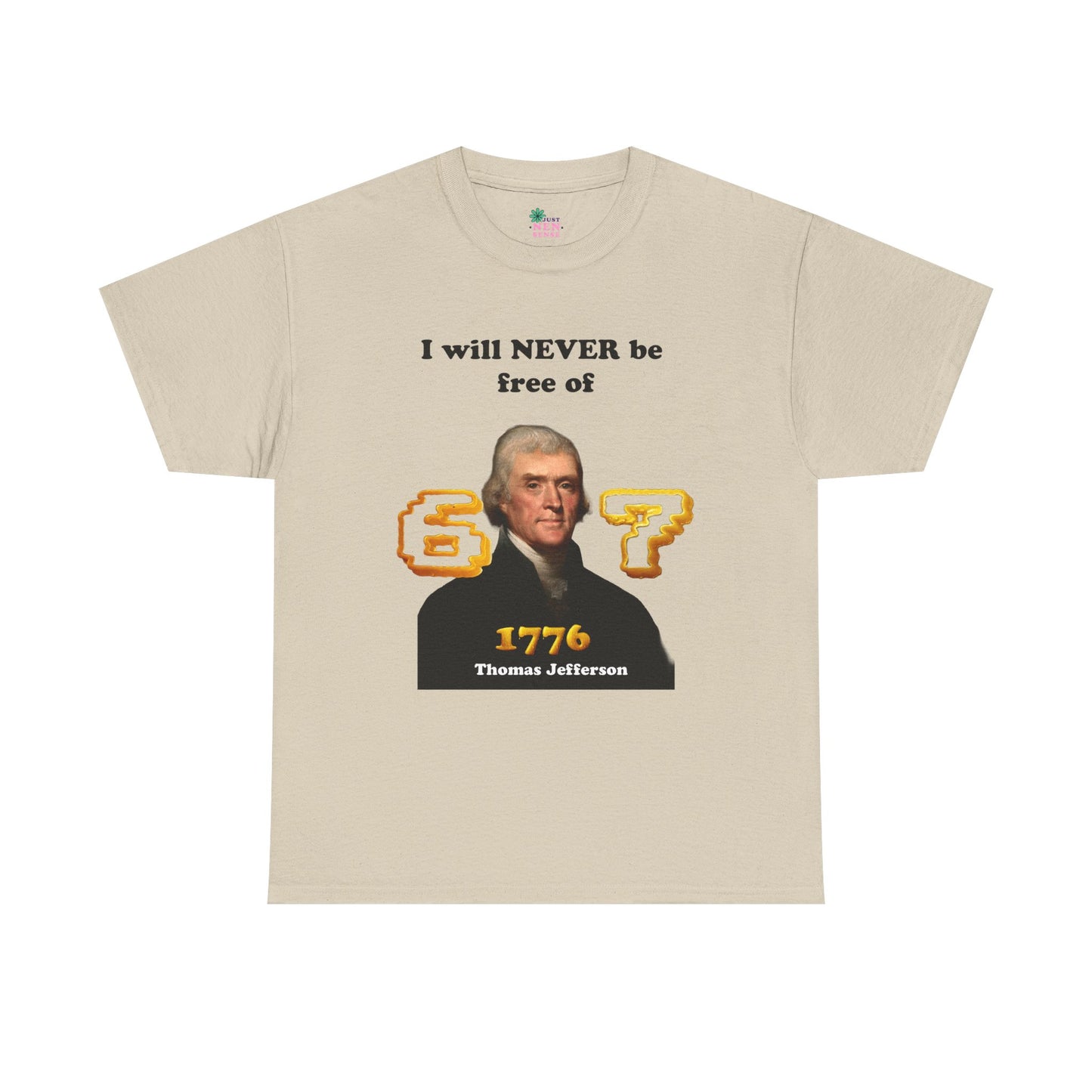1776 Thomas Jefferson History Tee — Gen Z Joke Tee